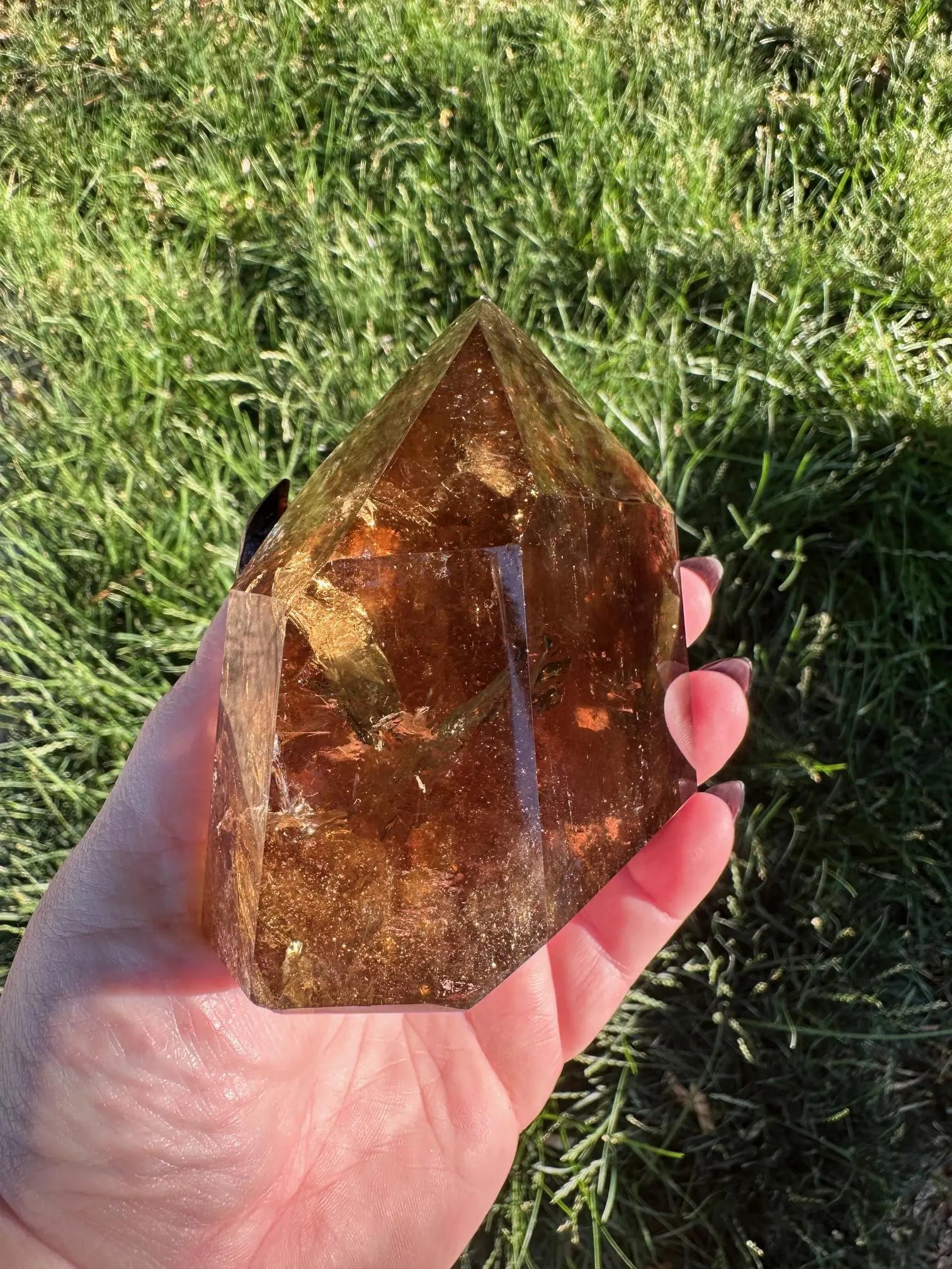 Smokey Quartz tower 4 Inches tall Oakriver Crystals