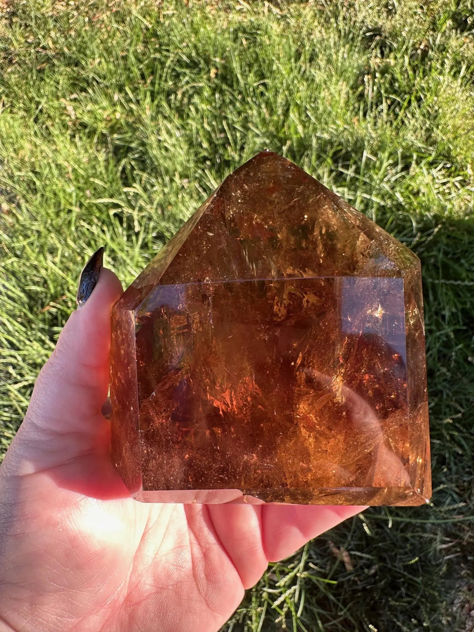 Smokey Quartz tower 4 Inches tall Oakriver Crystals