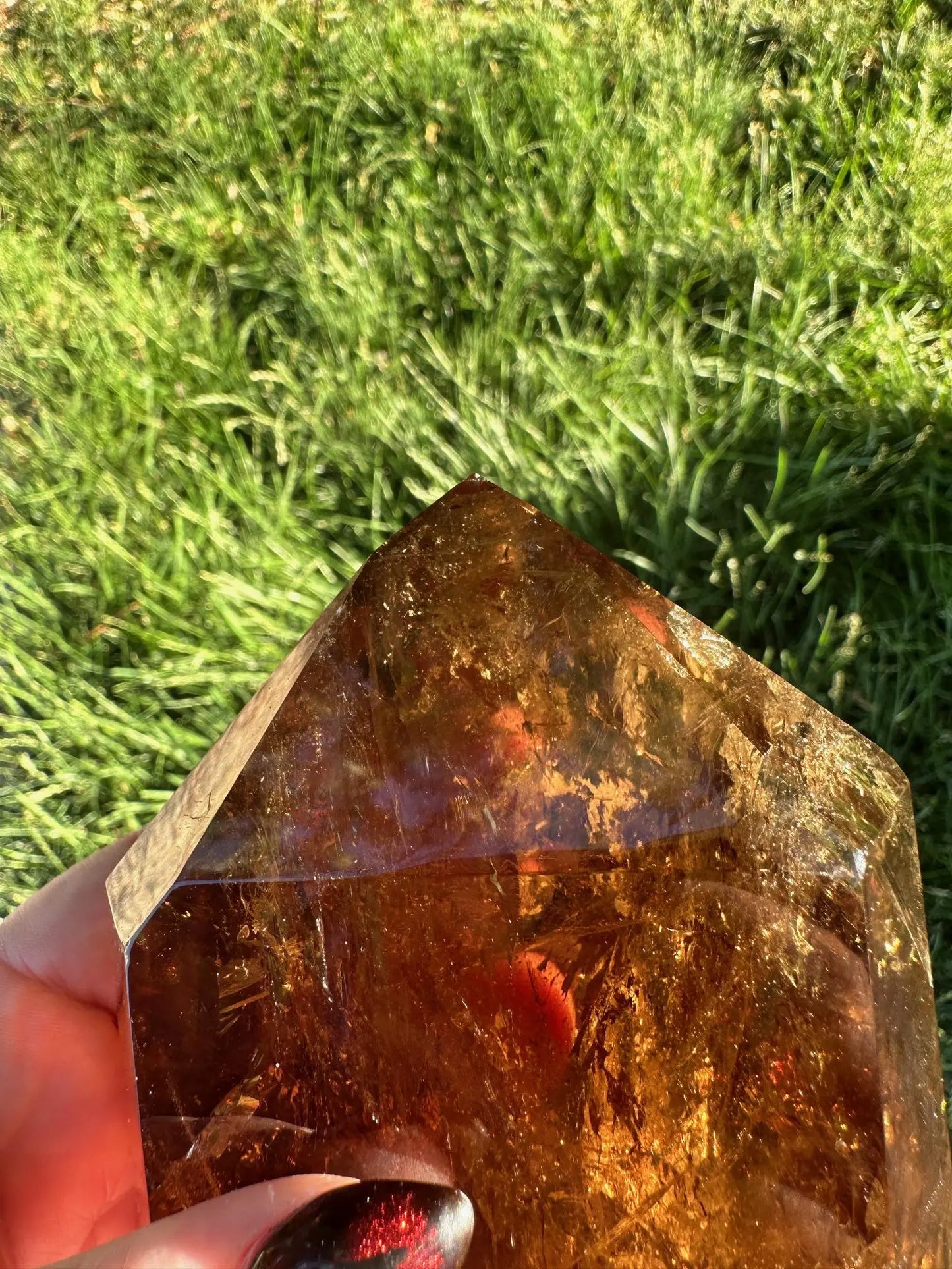 Smokey Quartz tower 4 Inches tall Oakriver Crystals