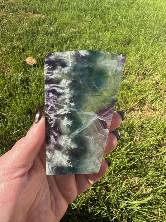 Snowflake Fluorite Slab 7oz #4