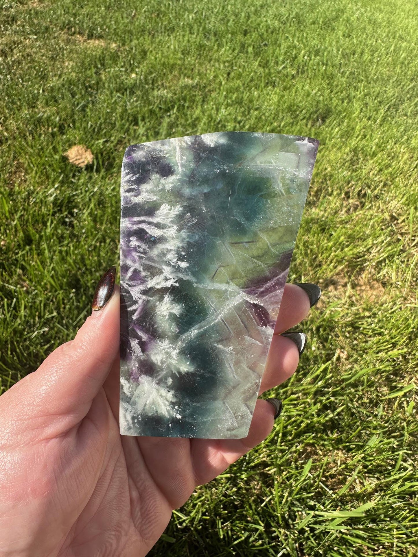 Snowflake Fluorite Slab 7oz #4