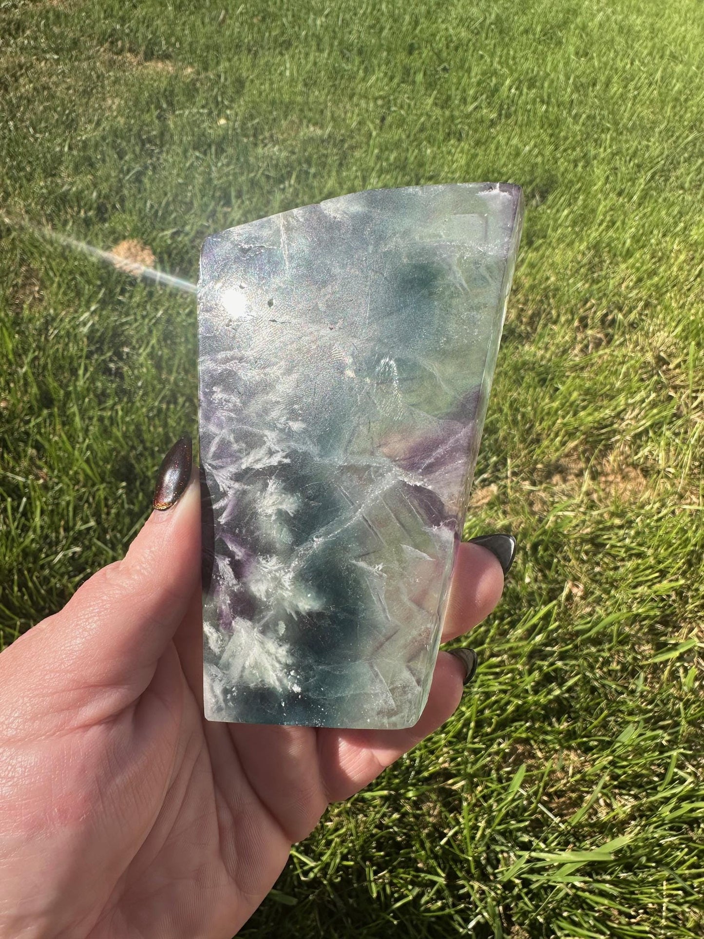 Snowflake Fluorite Slab 7oz #4