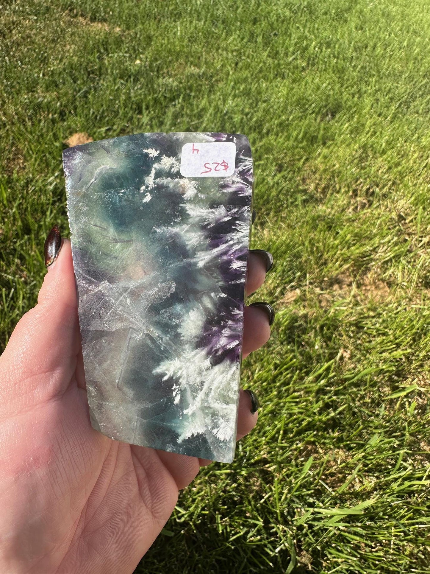 Snowflake Fluorite Slab 7oz #4