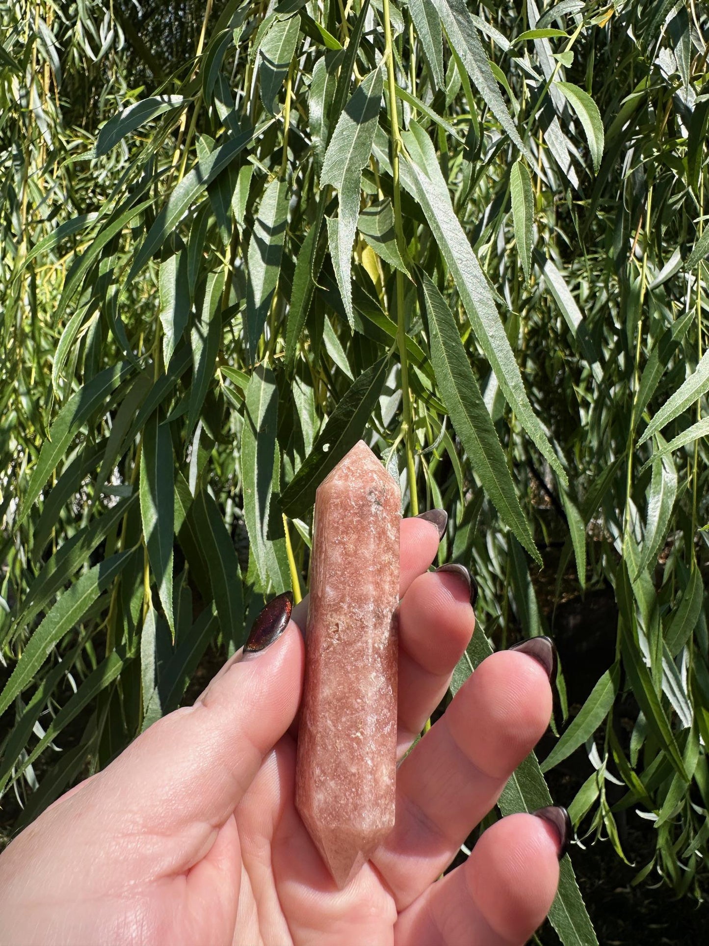 Double Terminated Druzy Pink Amethyst – 3 Inches Long, 3 oz #2