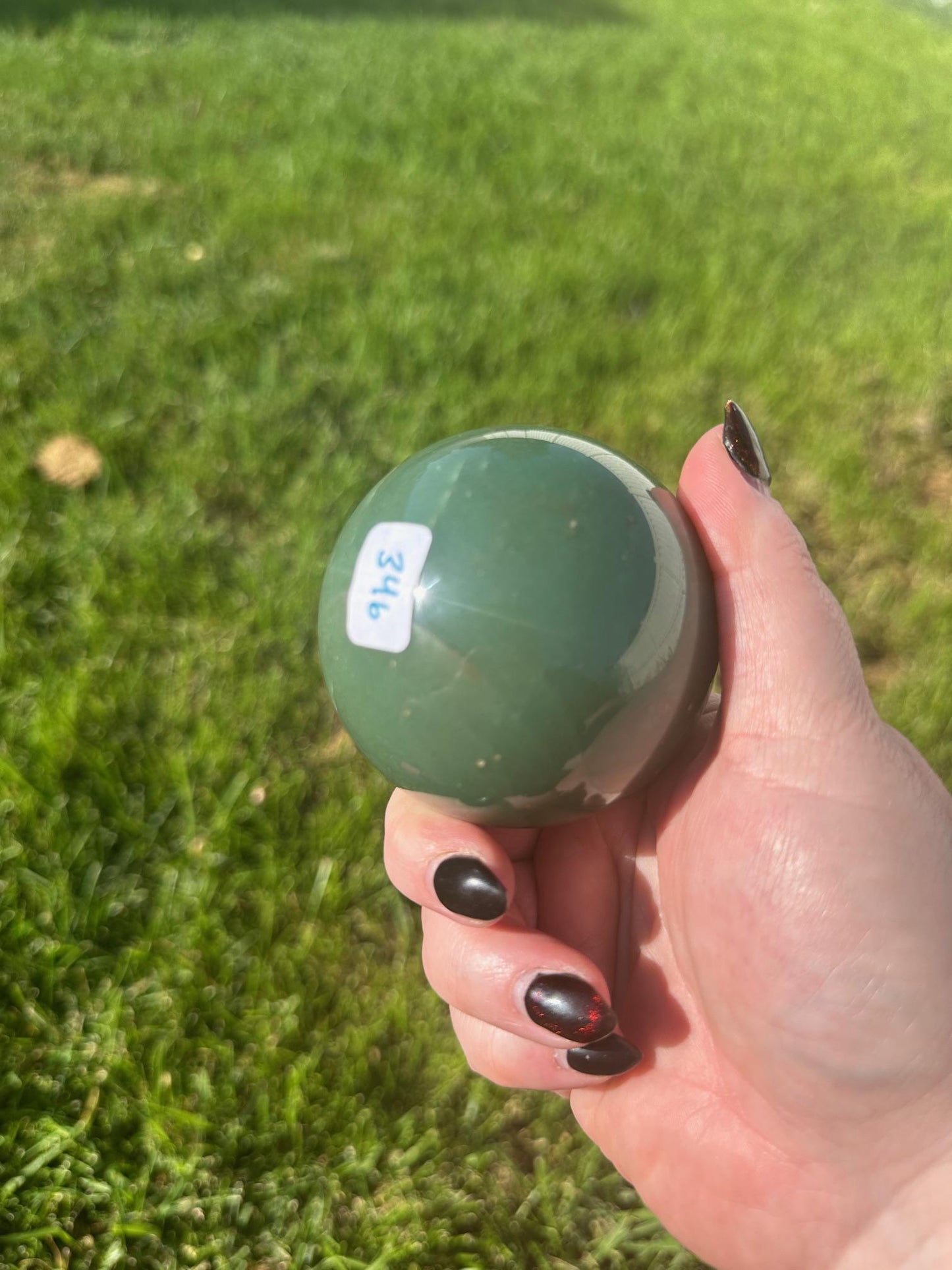 Green Adventurine Sphere 2.7 inch diameter