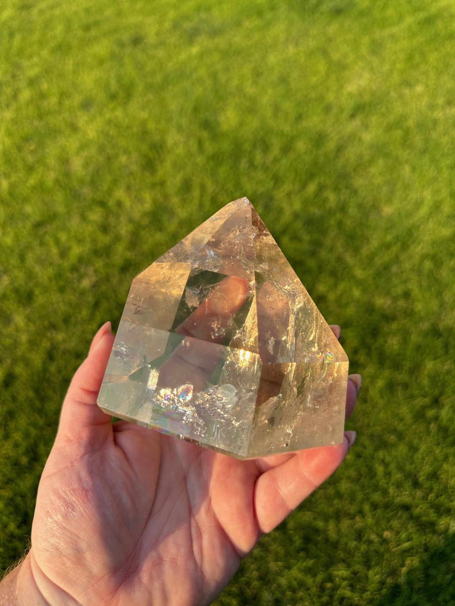 Extra Quality Natural Citrine from Brazil - 4 Inches Tall, 2lbs