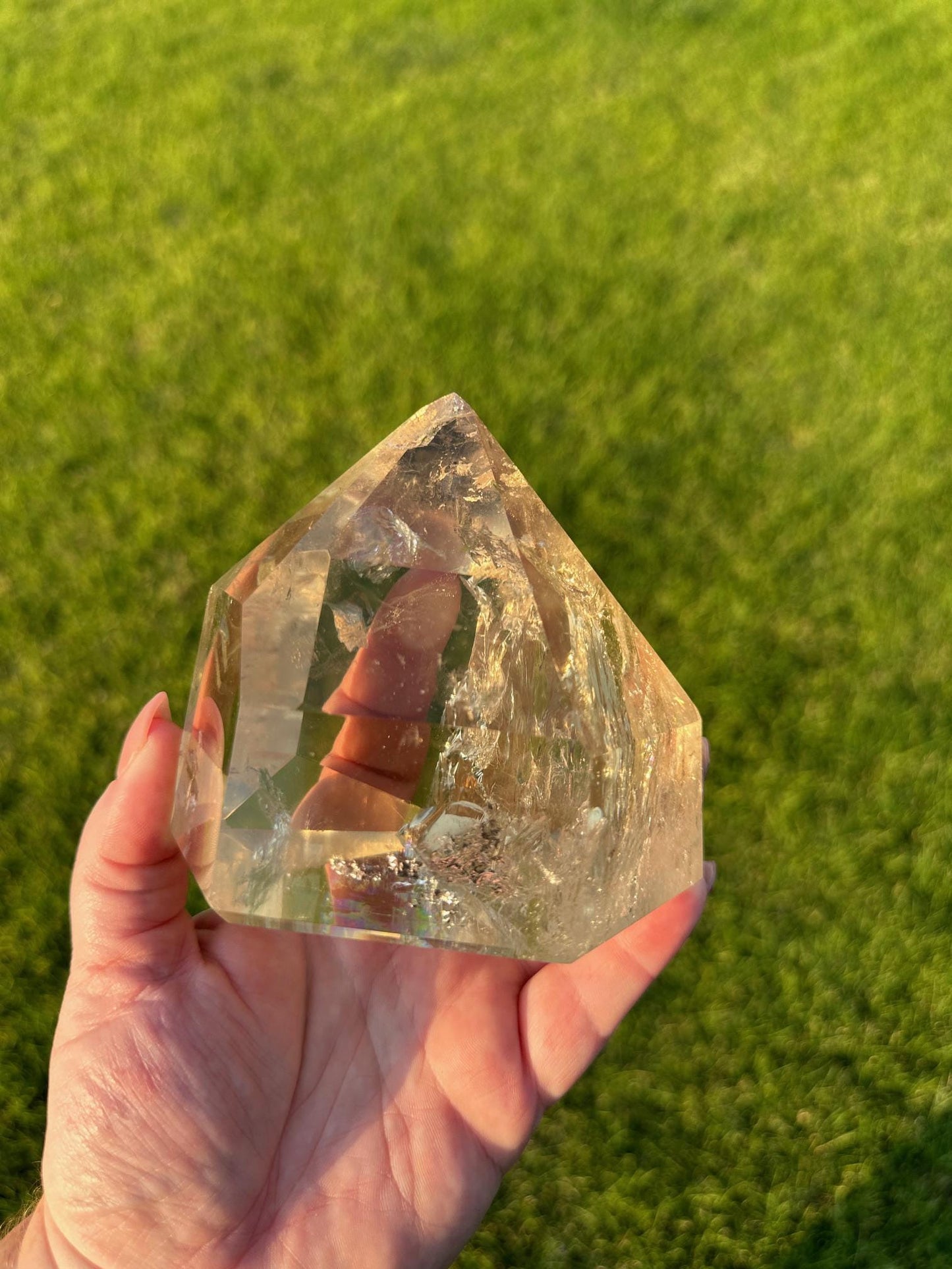 Extra Quality Natural Citrine from Brazil - 4 Inches Tall, 2lbs