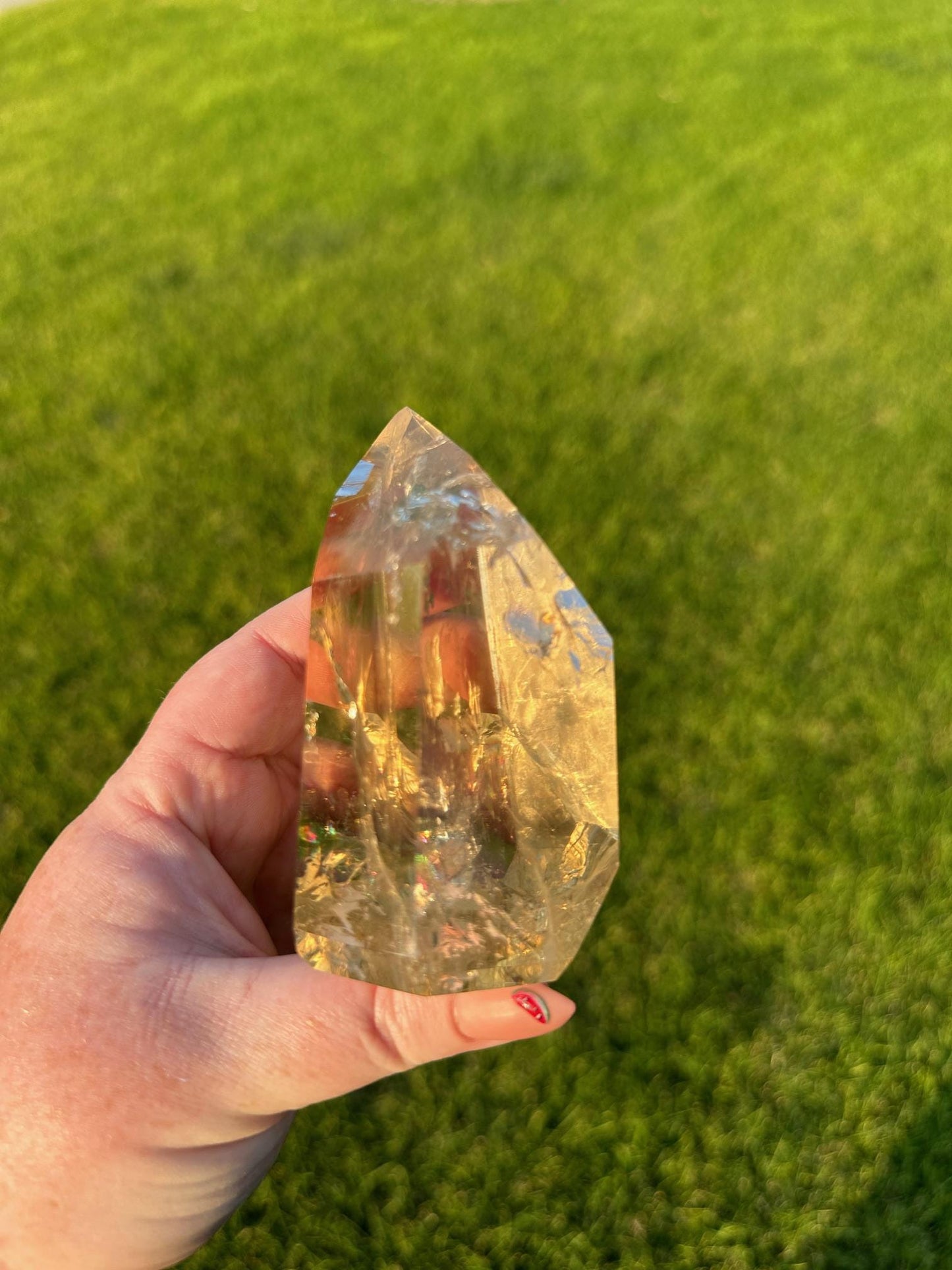 Extra Quality Natural Citrine from Brazil - 3.5 Inches Tall, 15oz