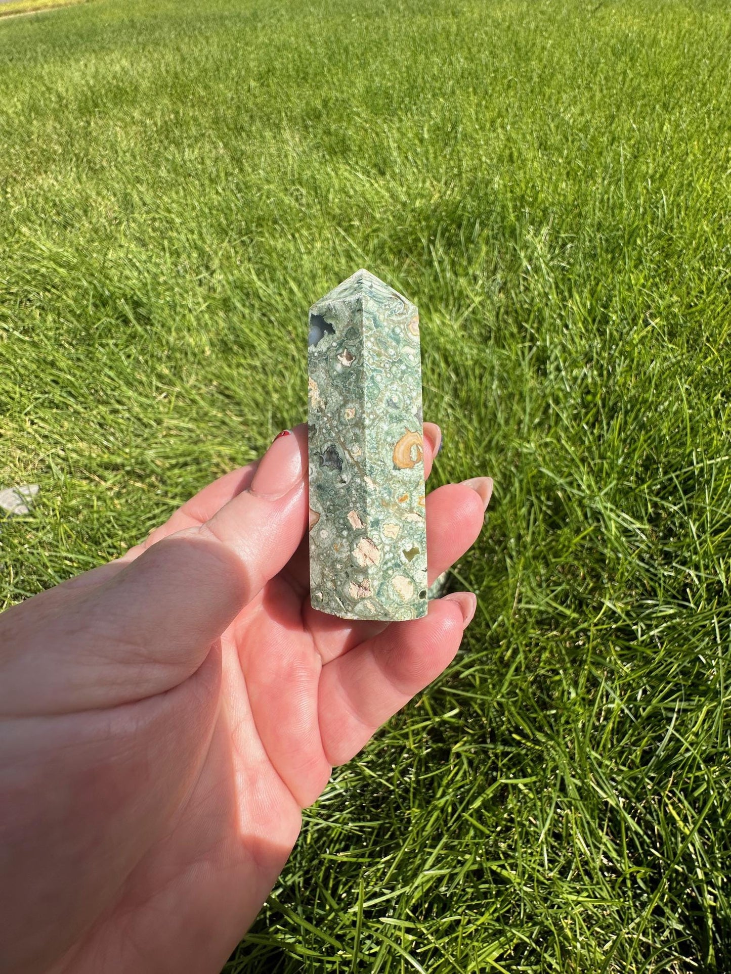 Rainforest Jasper (Rhyolite) Towers - Unique and Beautiful Options