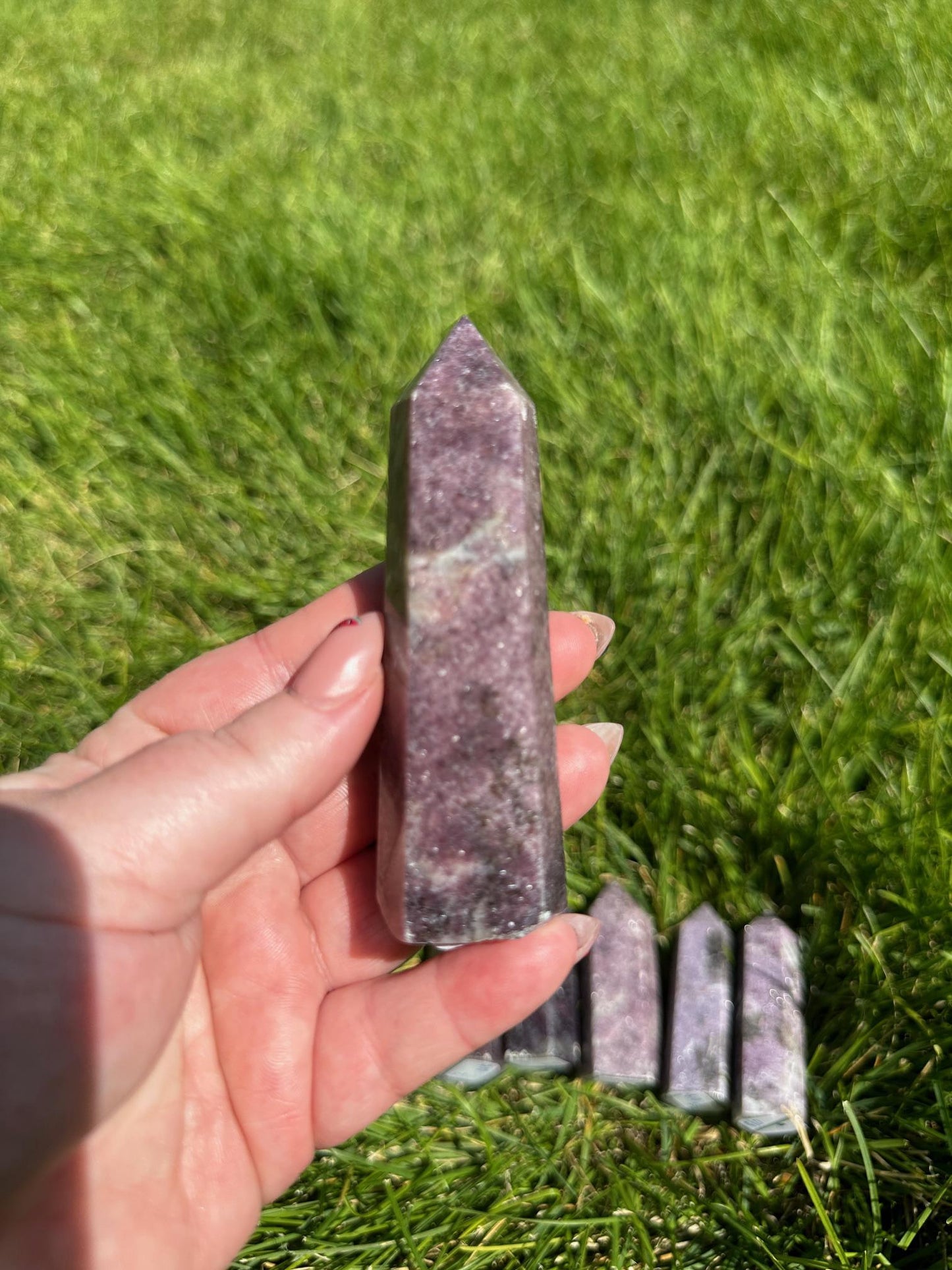 Lepidolite Crystal Towers - Beautiful and Calming Options