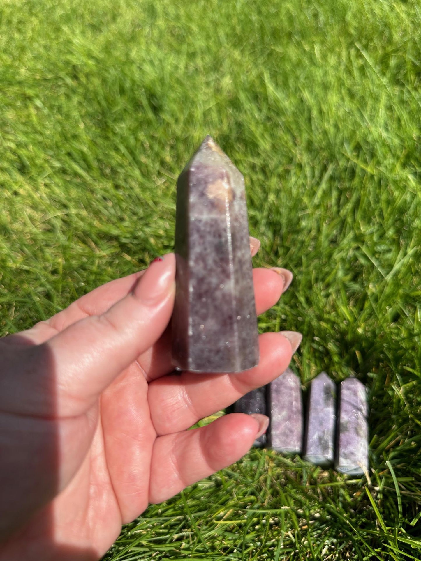 Lepidolite Crystal Towers - Beautiful and Calming Options