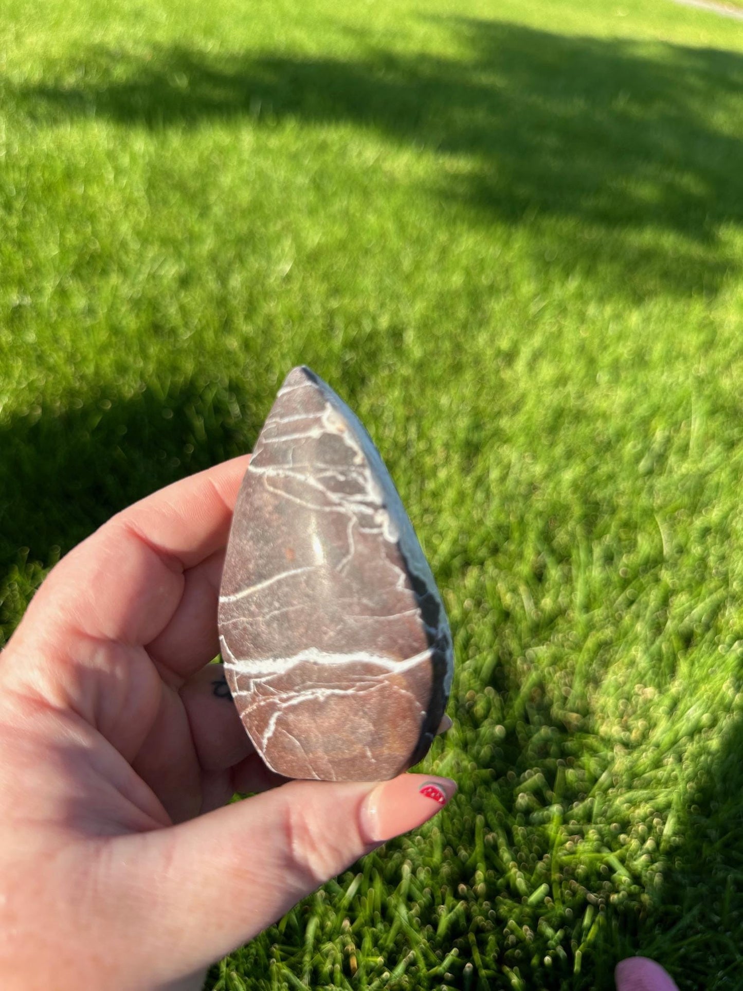 Crazy Lace Agate Freeform – 3.1" Tall, 5 oz – Joy, Balance, and Protection Stone from Mexico