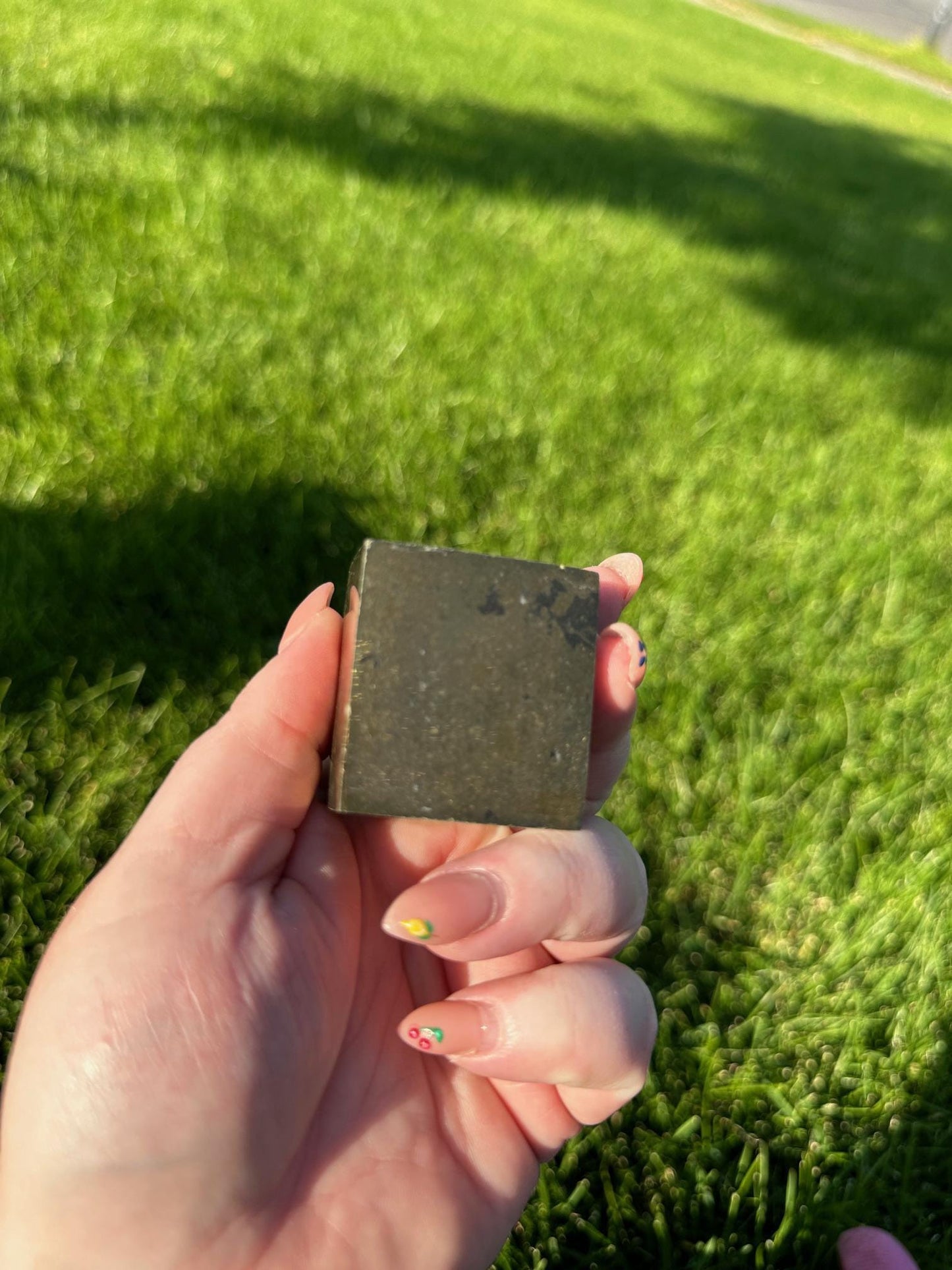 Pyrite Cube – 1.5" and 9 oz – Abundance, Protection, and Confidence Stone