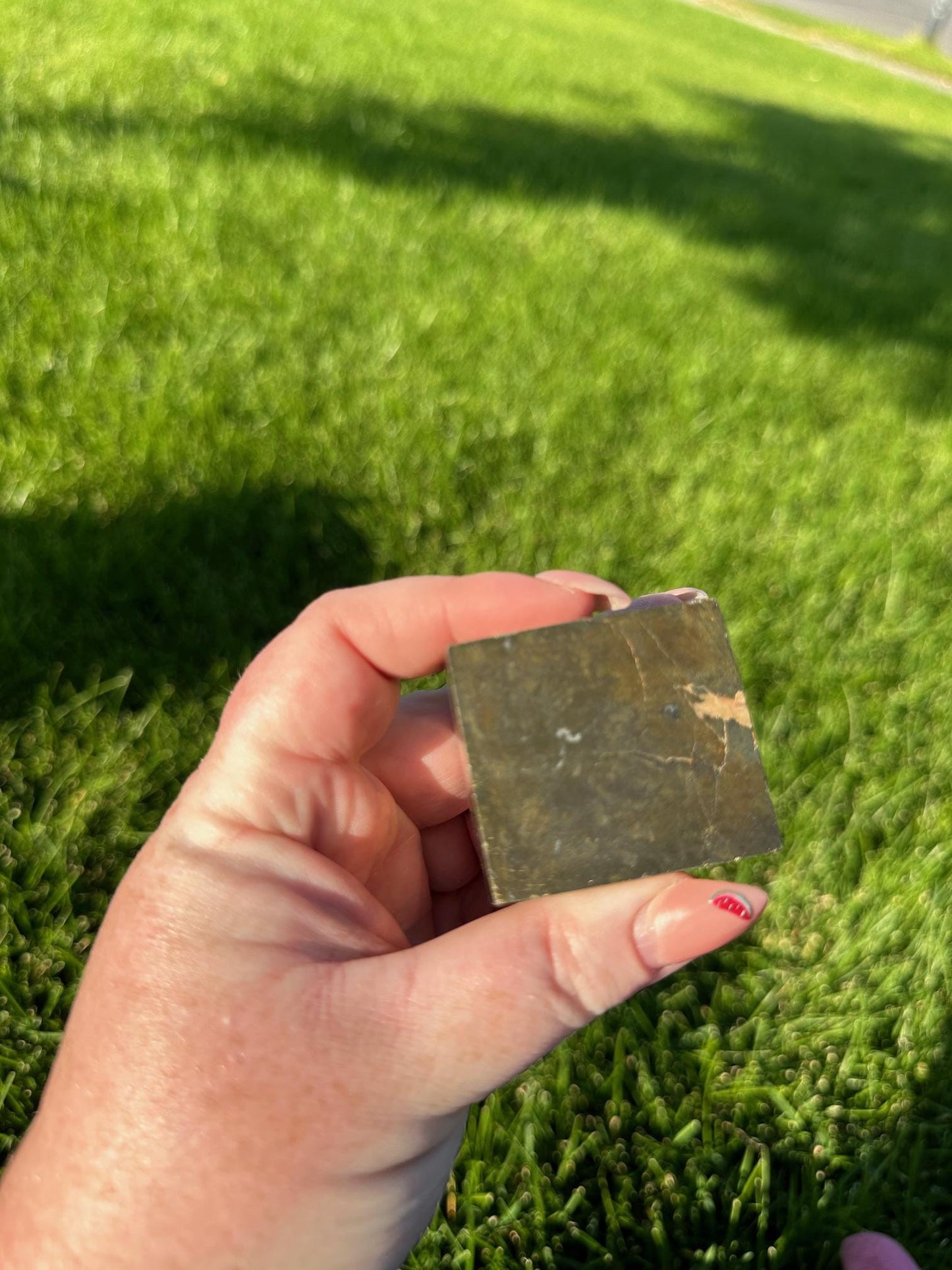 Pyrite Cube – 1.5" and 9 oz – Abundance, Protection, and Confidence Stone