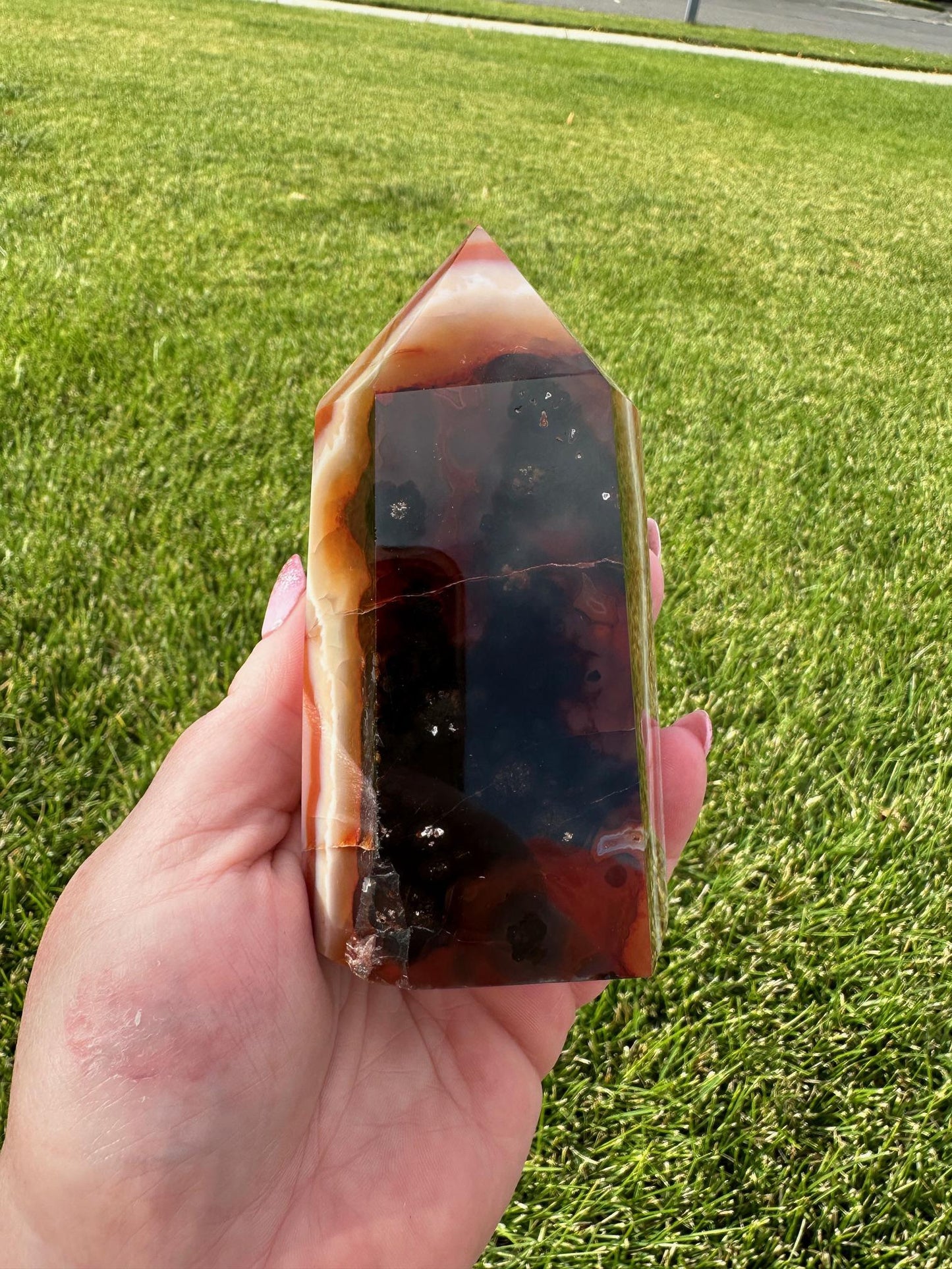 Stunning 4.5" Carnelian Tower - One Pound of Powerful Energy & Vibrance!