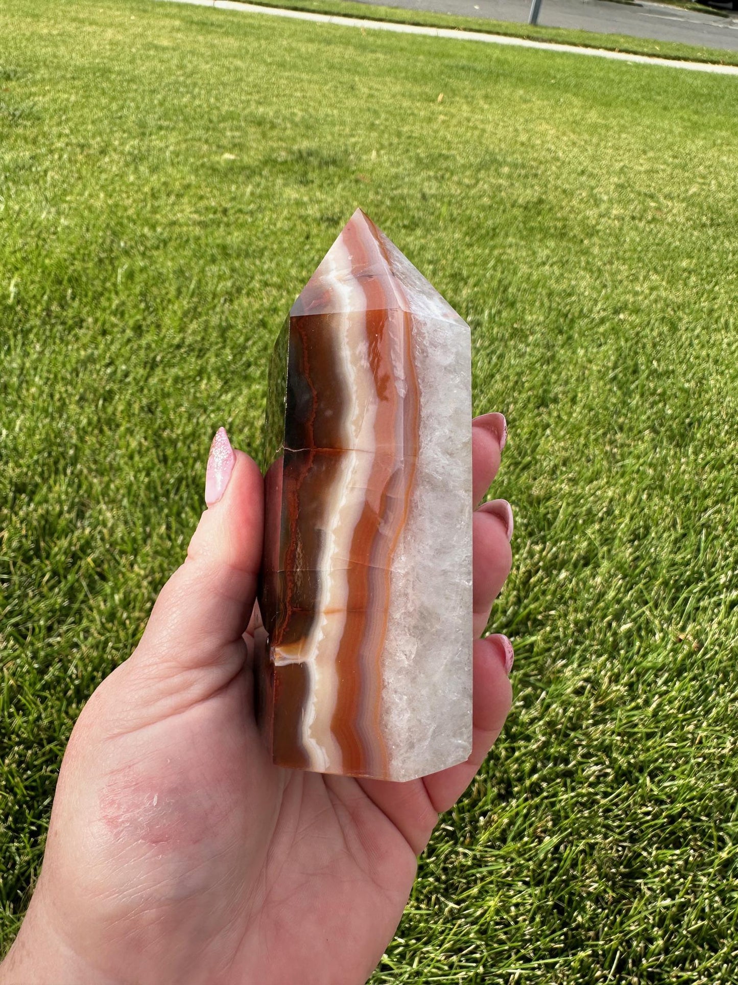 Stunning 4.5" Carnelian Tower - One Pound of Powerful Energy & Vibrance!