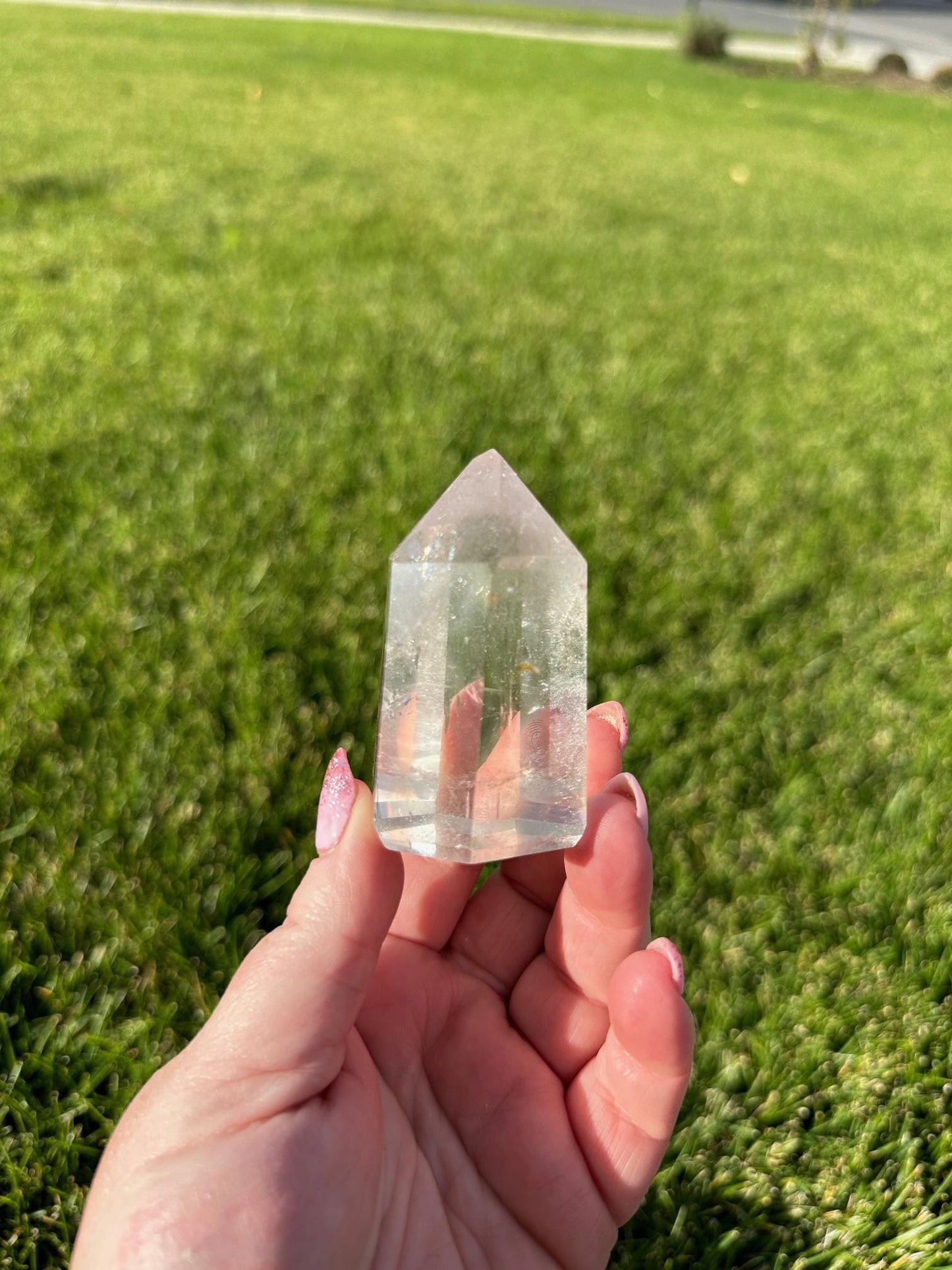 Super Clear Quartz Tower - 7oz, Just Over 2.5" Tall - Amplifying Energy & Clarity