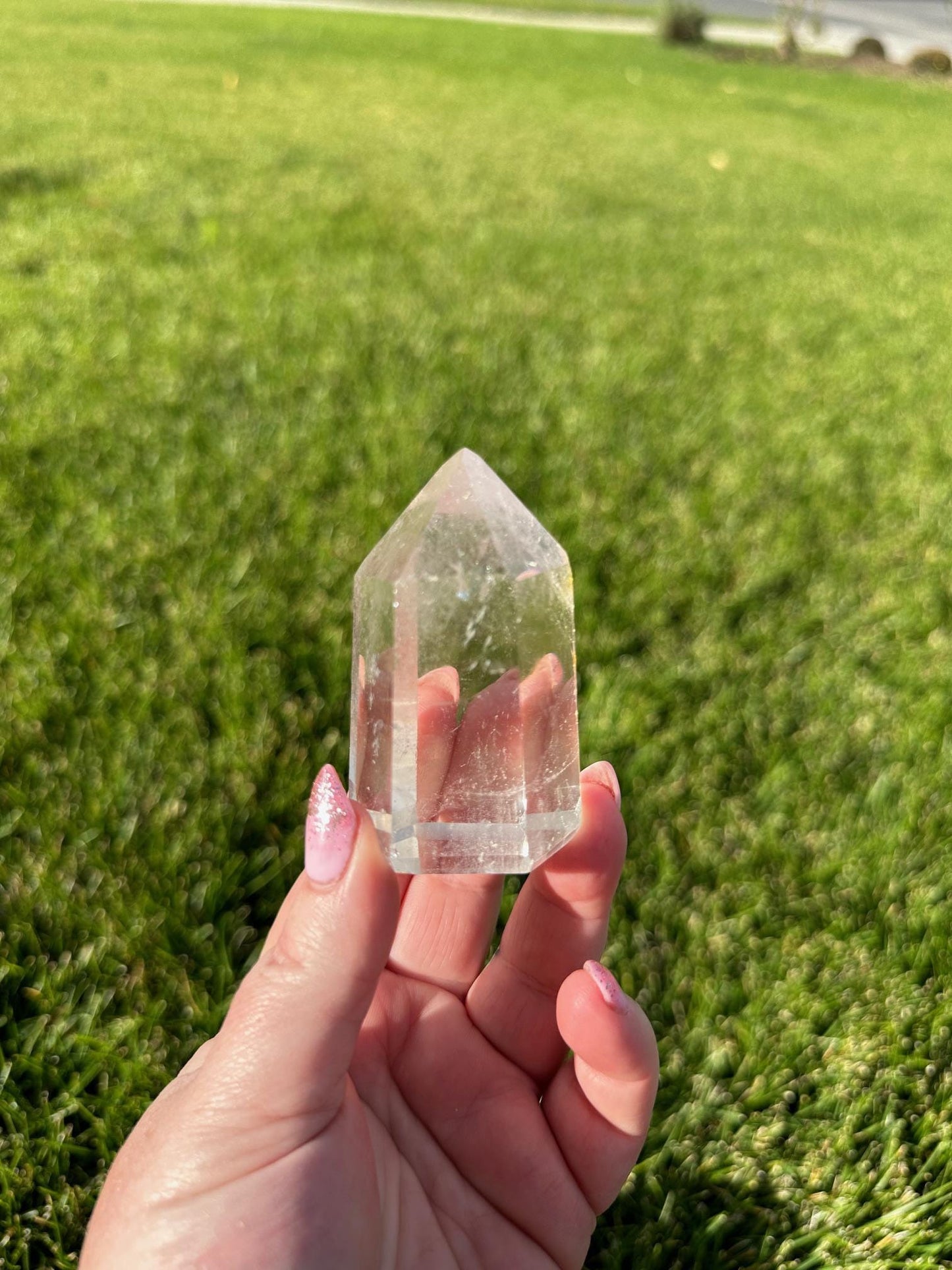 Super Clear Quartz Tower - 7oz, Just Over 2.5" Tall - Amplifying Energy & Clarity