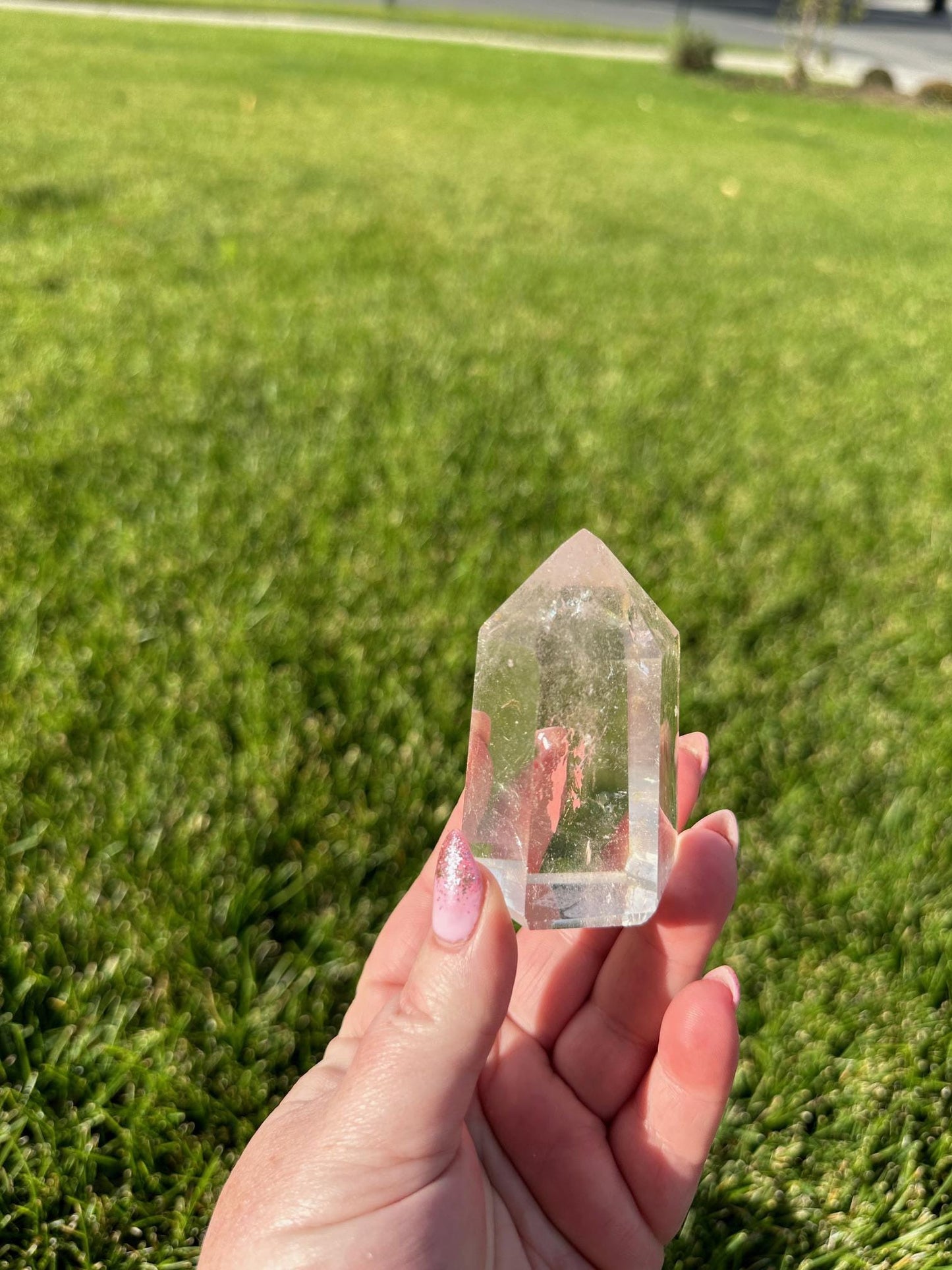 Super Clear Quartz Tower - 7oz, Just Over 2.5" Tall - Amplifying Energy & Clarity