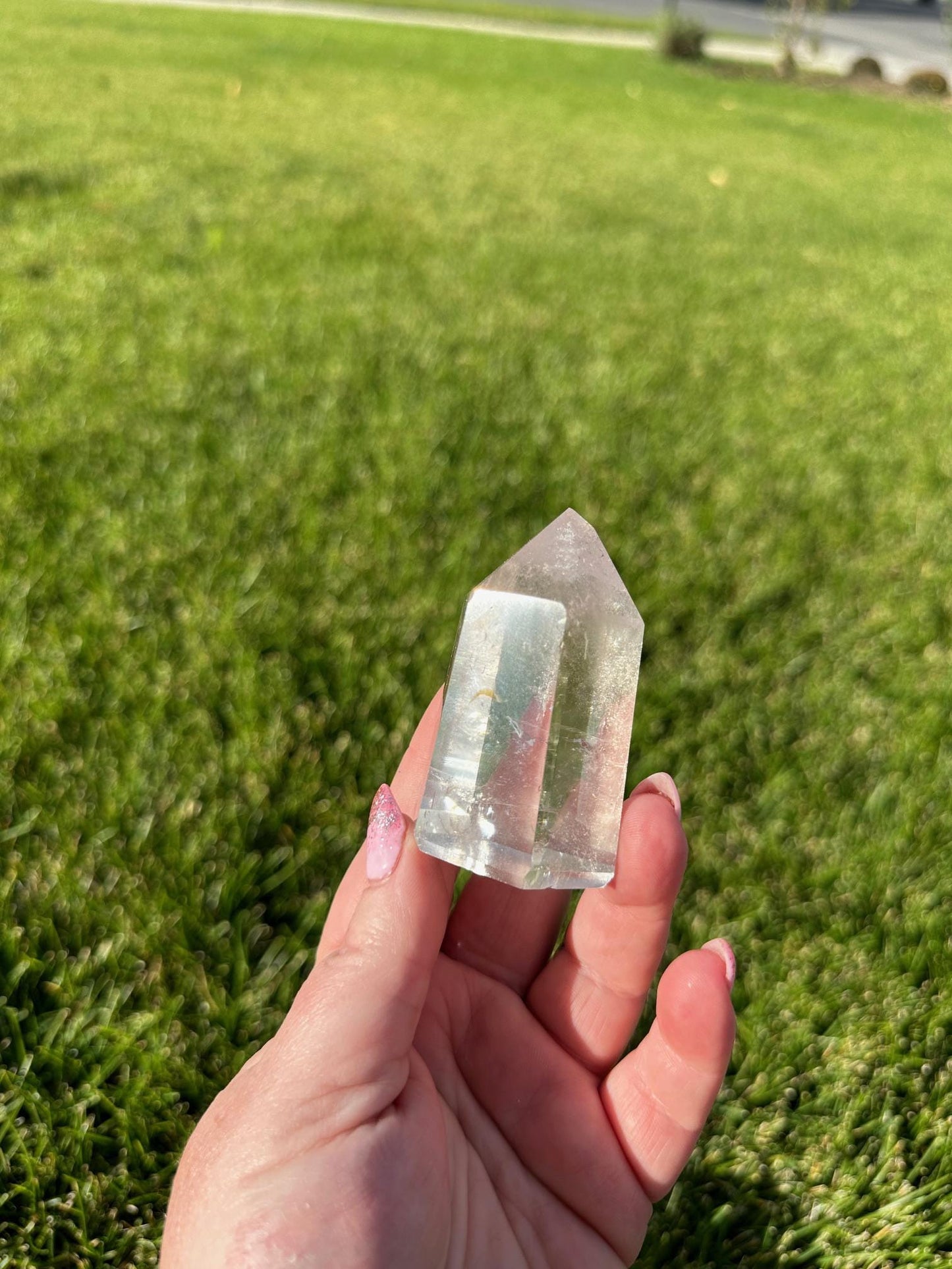 Super Clear Quartz Tower - 7oz, Just Over 2.5" Tall - Amplifying Energy & Clarity