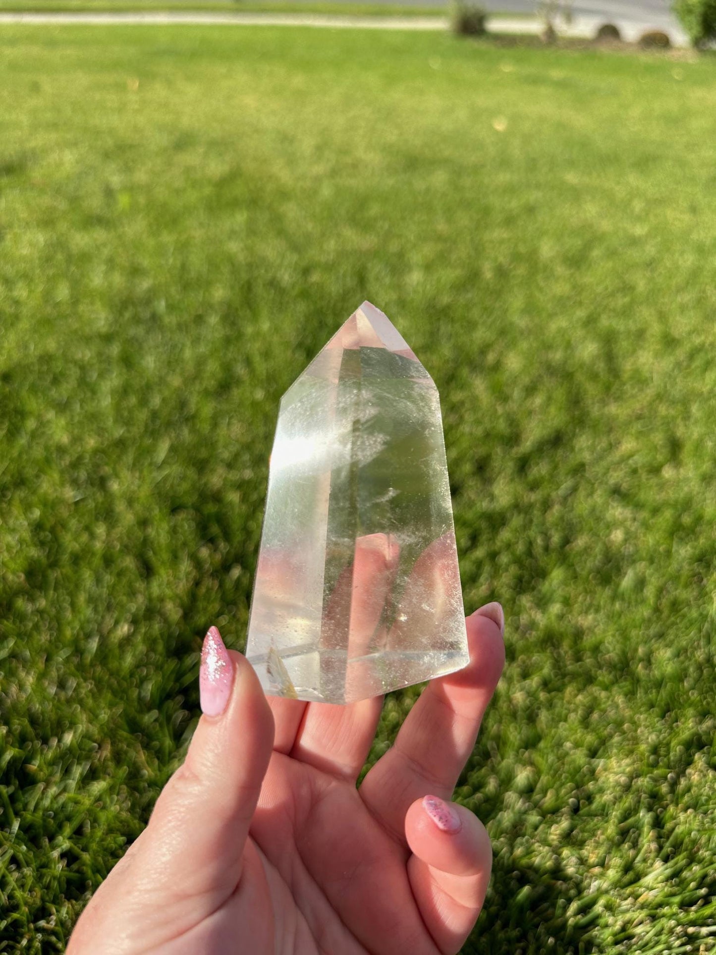 Stunning 3.5" Clear Quartz Tower - 10oz of Amplifying Energy & Pure Clarity