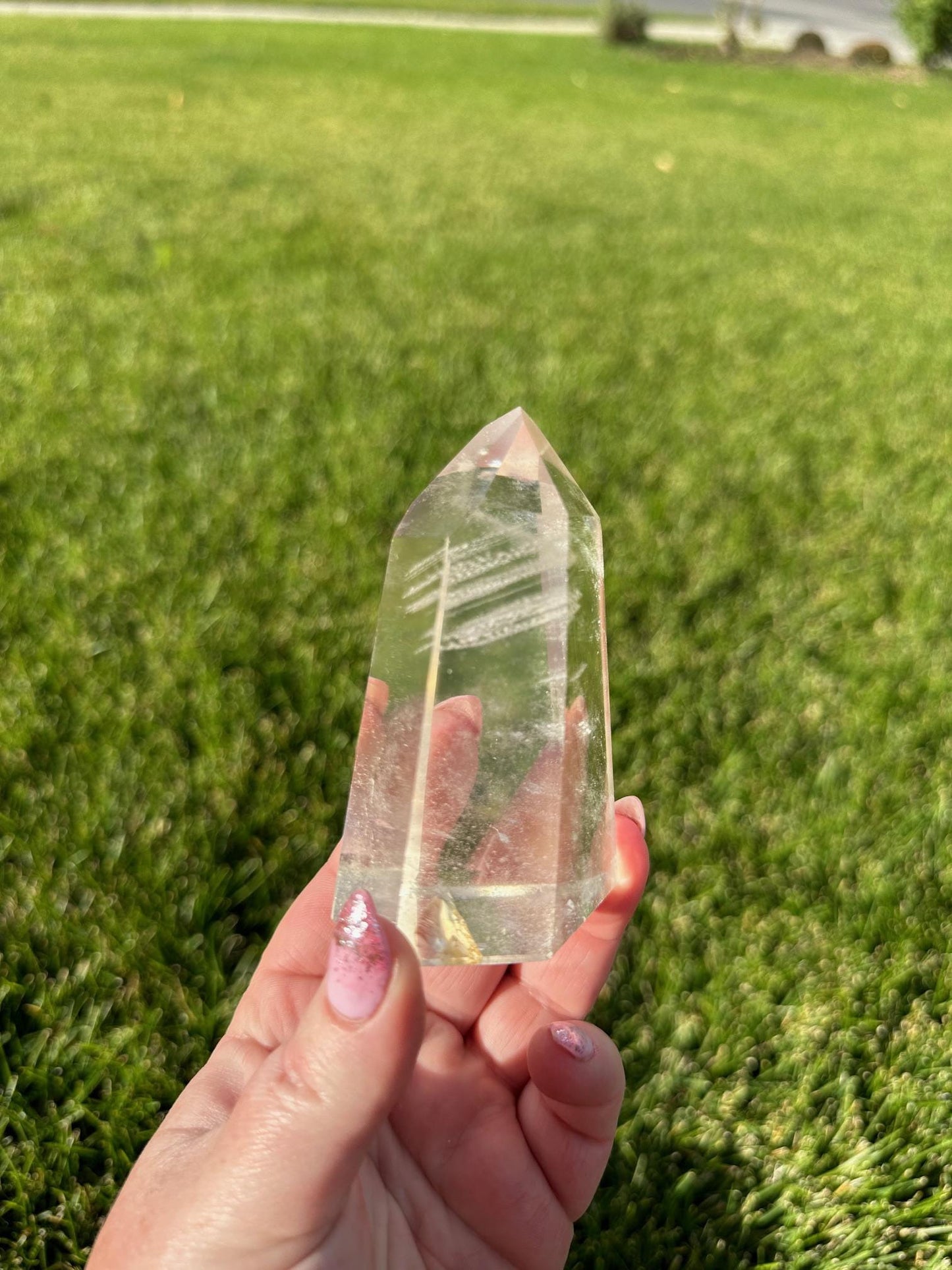 Stunning 3.5" Clear Quartz Tower - 10oz of Amplifying Energy & Pure Clarity