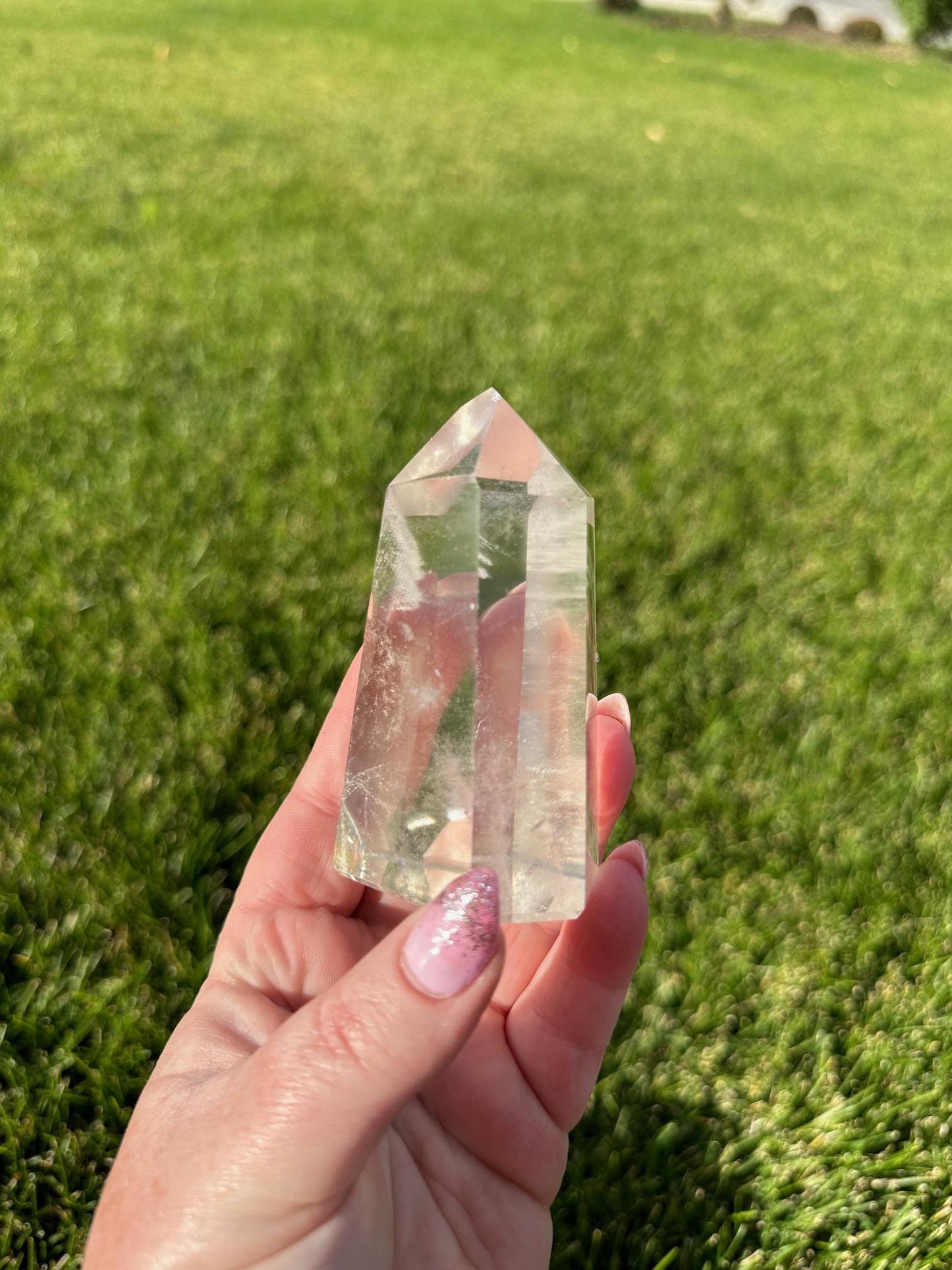 Stunning 3.5" Clear Quartz Tower - 10oz of Amplifying Energy & Pure Clarity