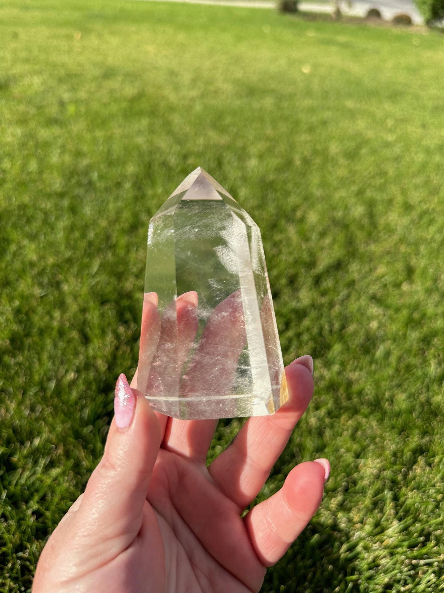 Stunning 3.5" Clear Quartz Tower - 10oz of Amplifying Energy & Pure Clarity