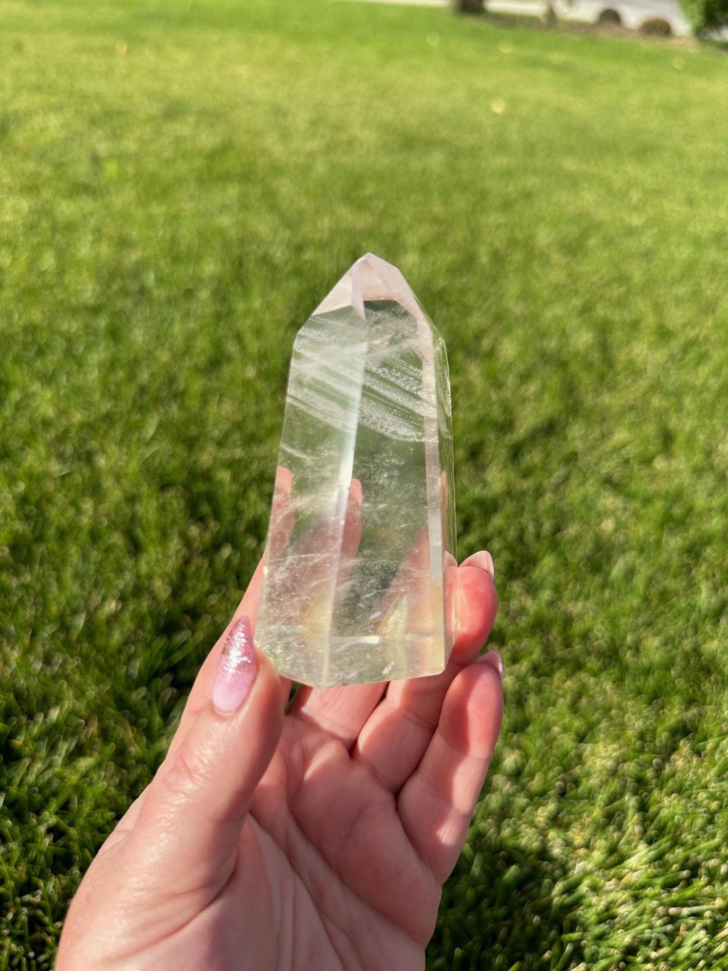 Stunning 3.5" Clear Quartz Tower - 10oz of Amplifying Energy & Pure Clarity