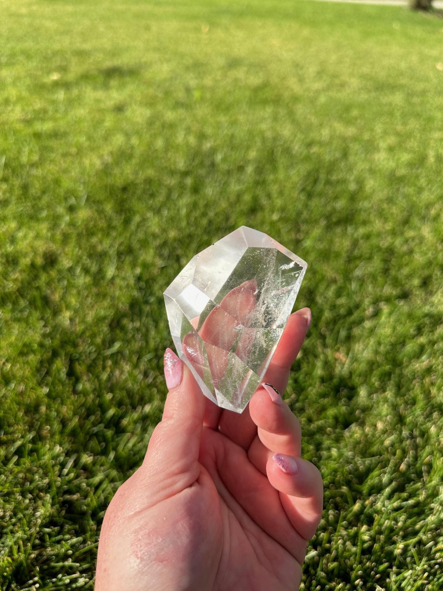 Clear Quartz Freeform - 8oz, 2.5" of Amplifying Energy & Clarity