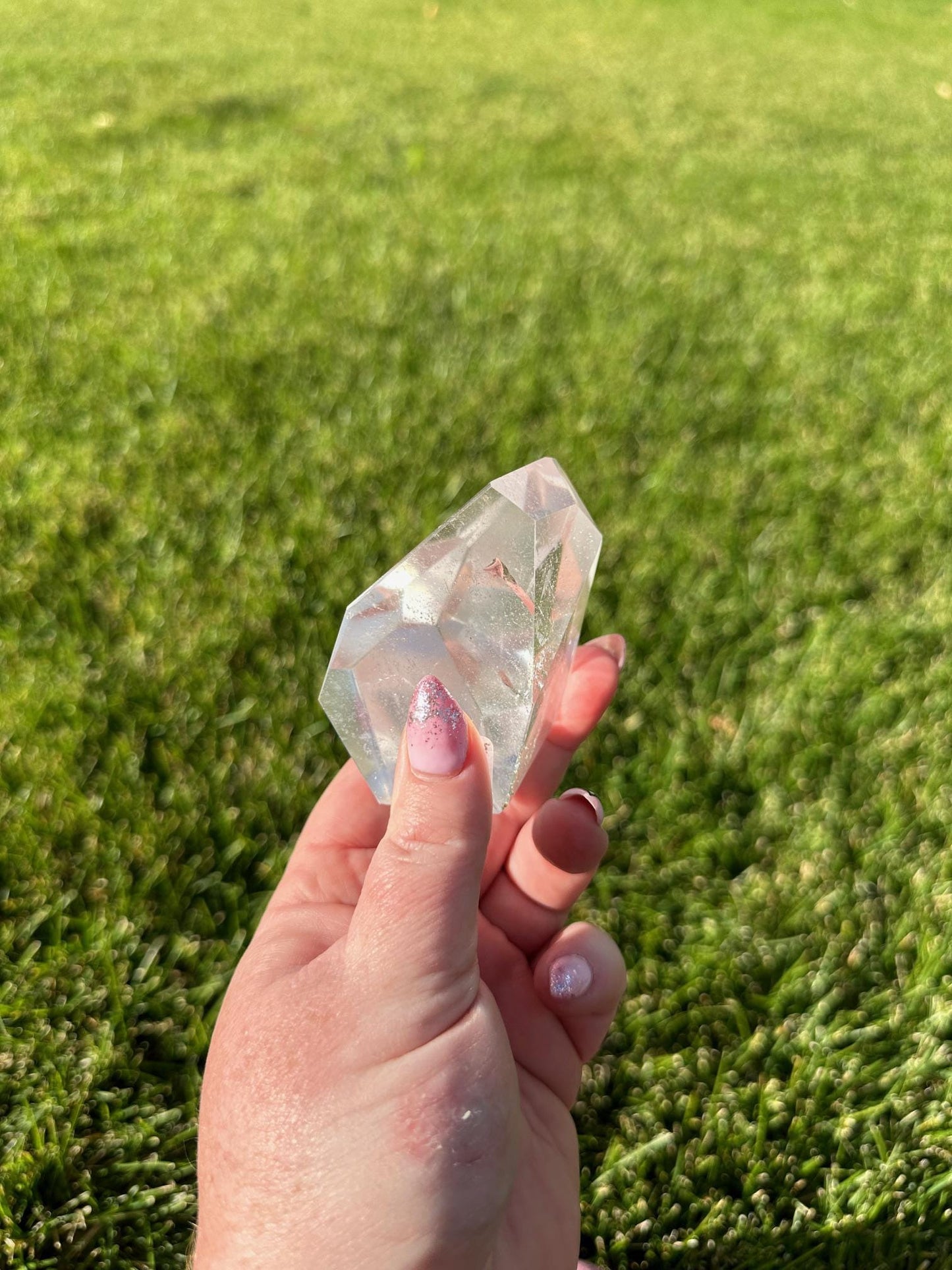 Clear Quartz Freeform - 8oz, 2.5" of Amplifying Energy & Clarity