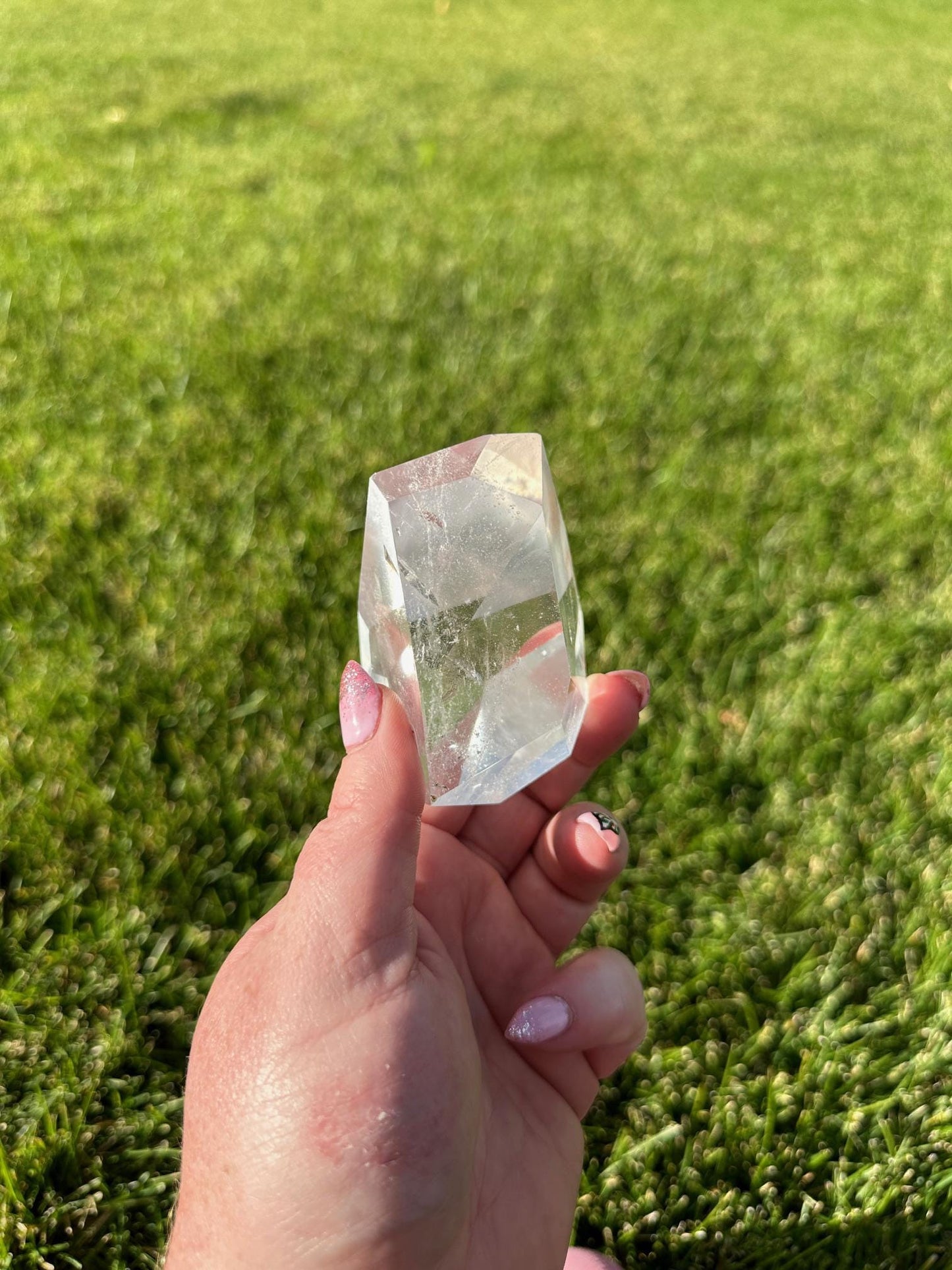 Clear Quartz Freeform - 8oz, 2.5" of Amplifying Energy & Clarity