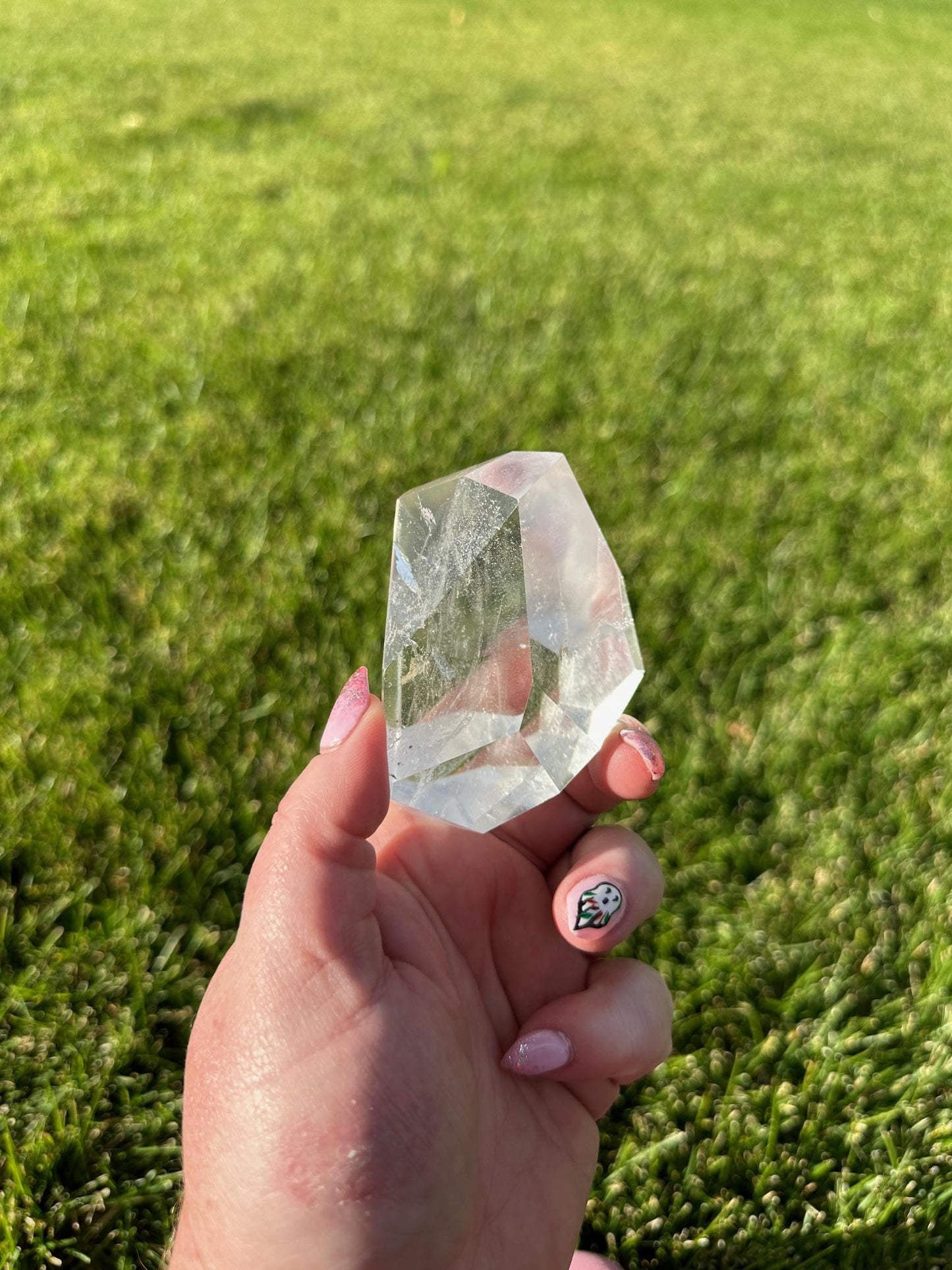 Clear Quartz Freeform - 8oz, 2.5" of Amplifying Energy & Clarity