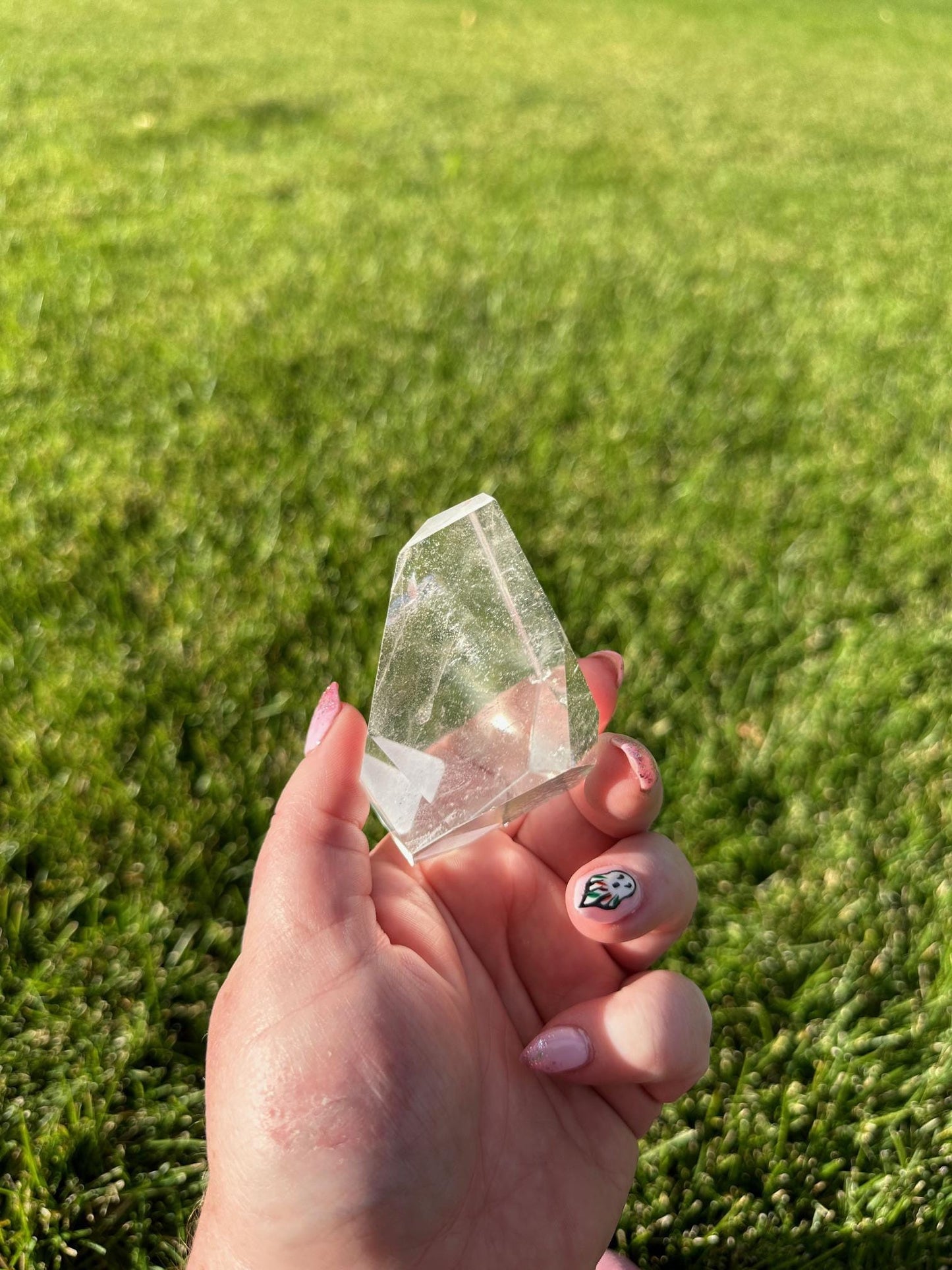 Clear Quartz Freeform - 8oz, 2.5" of Amplifying Energy & Clarity