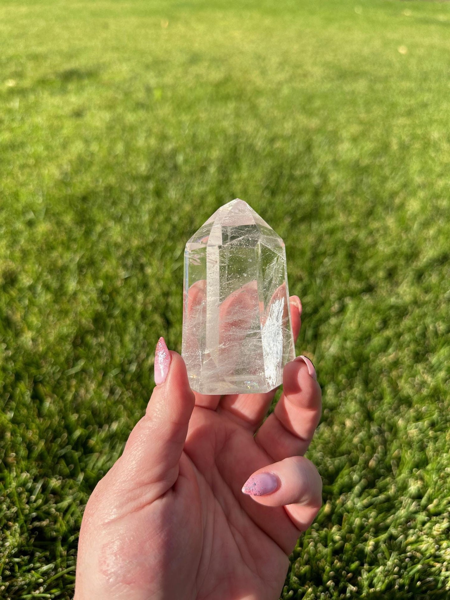 Beautiful 3" Clear Quartz Tower - 10oz of Energy Amplification & Spiritual Clarity