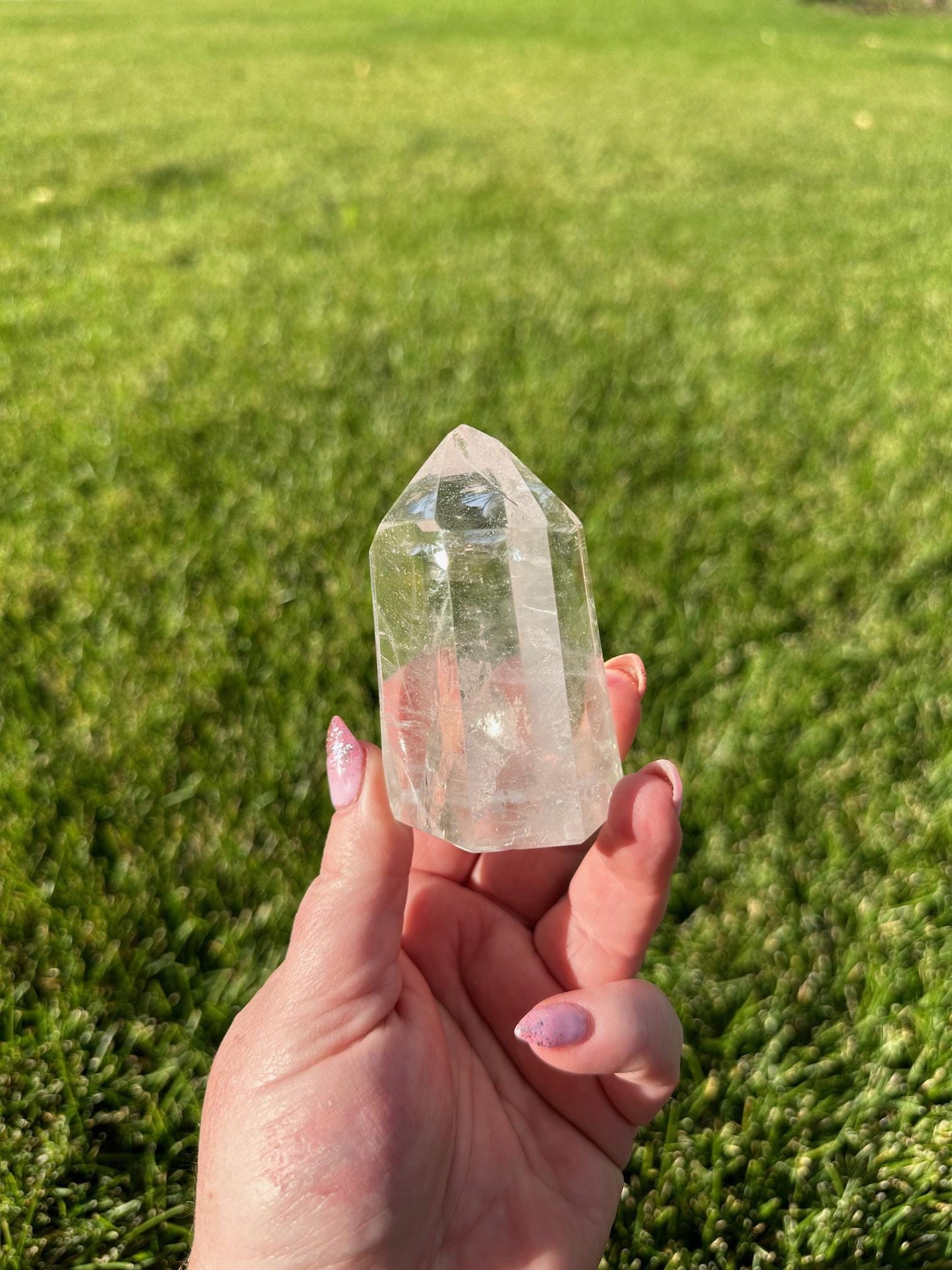 Beautiful 3" Clear Quartz Tower - 10oz of Energy Amplification & Spiritual Clarity