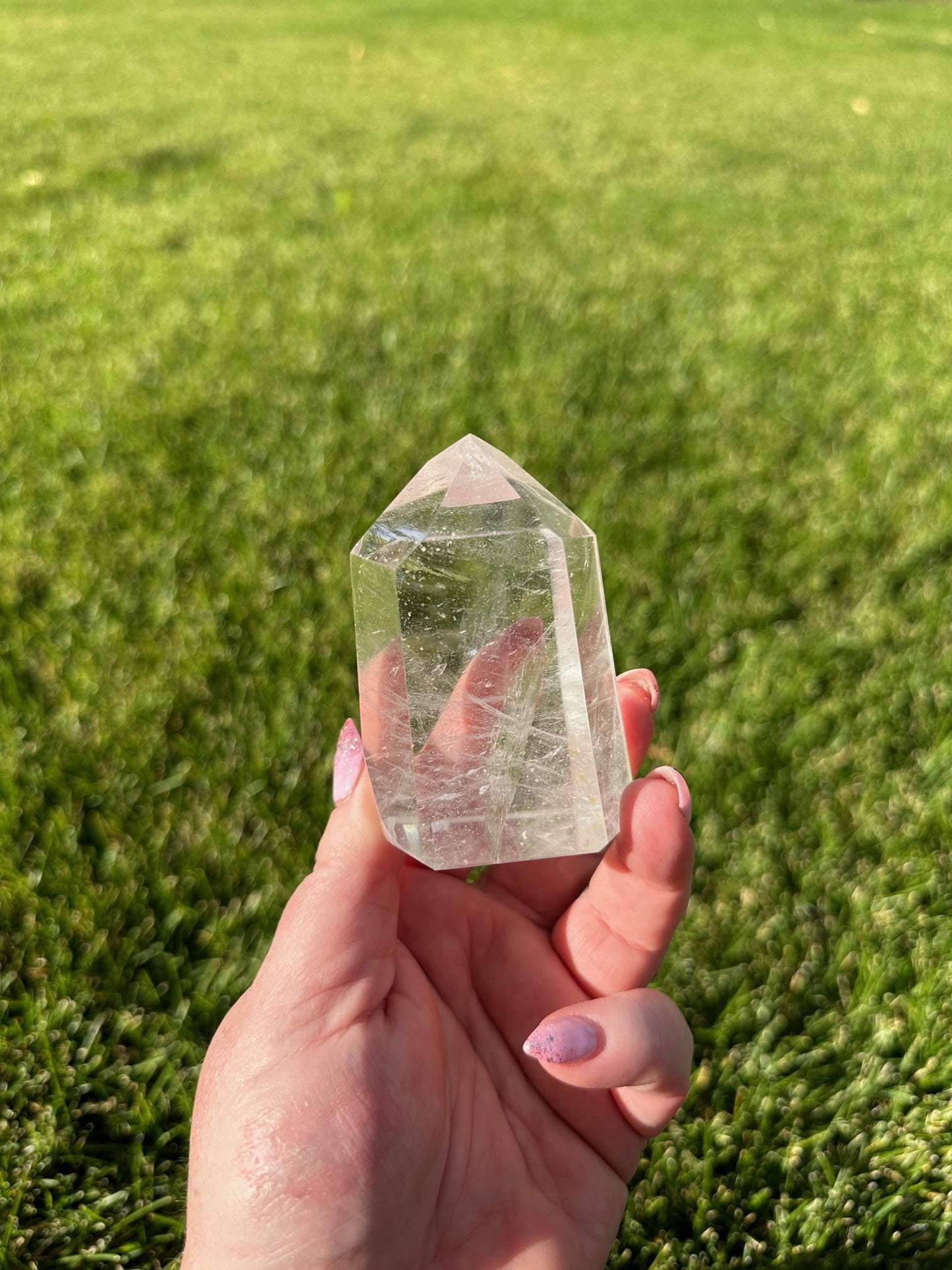 Beautiful 3" Clear Quartz Tower - 10oz of Energy Amplification & Spiritual Clarity