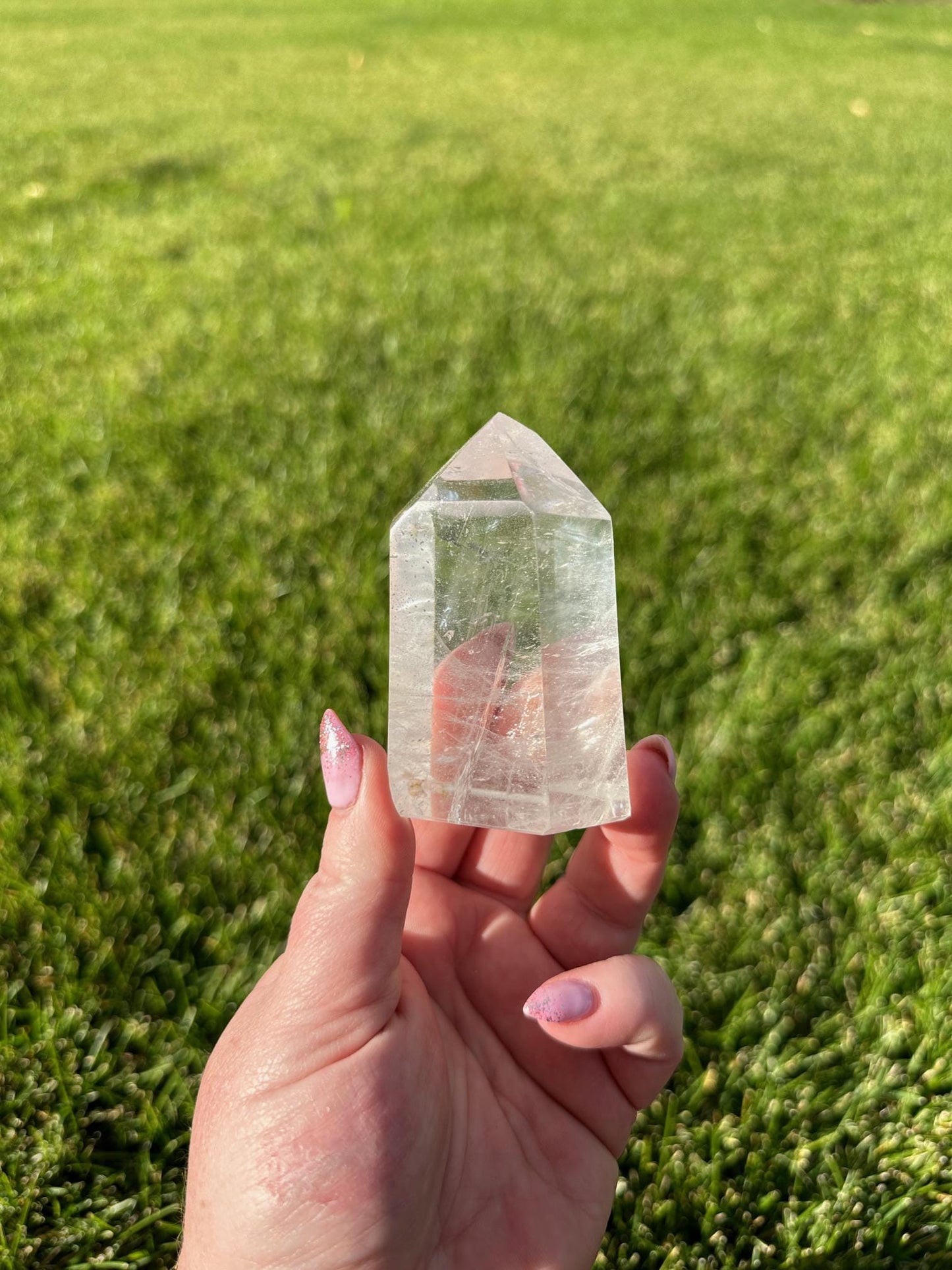 Beautiful 3" Clear Quartz Tower - 10oz of Energy Amplification & Spiritual Clarity