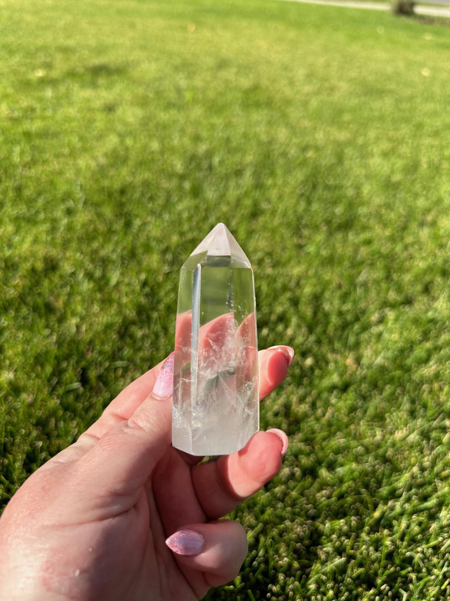 Beautiful 2.5" Clear Quartz Crystal - Amplifying Energy & Clarity