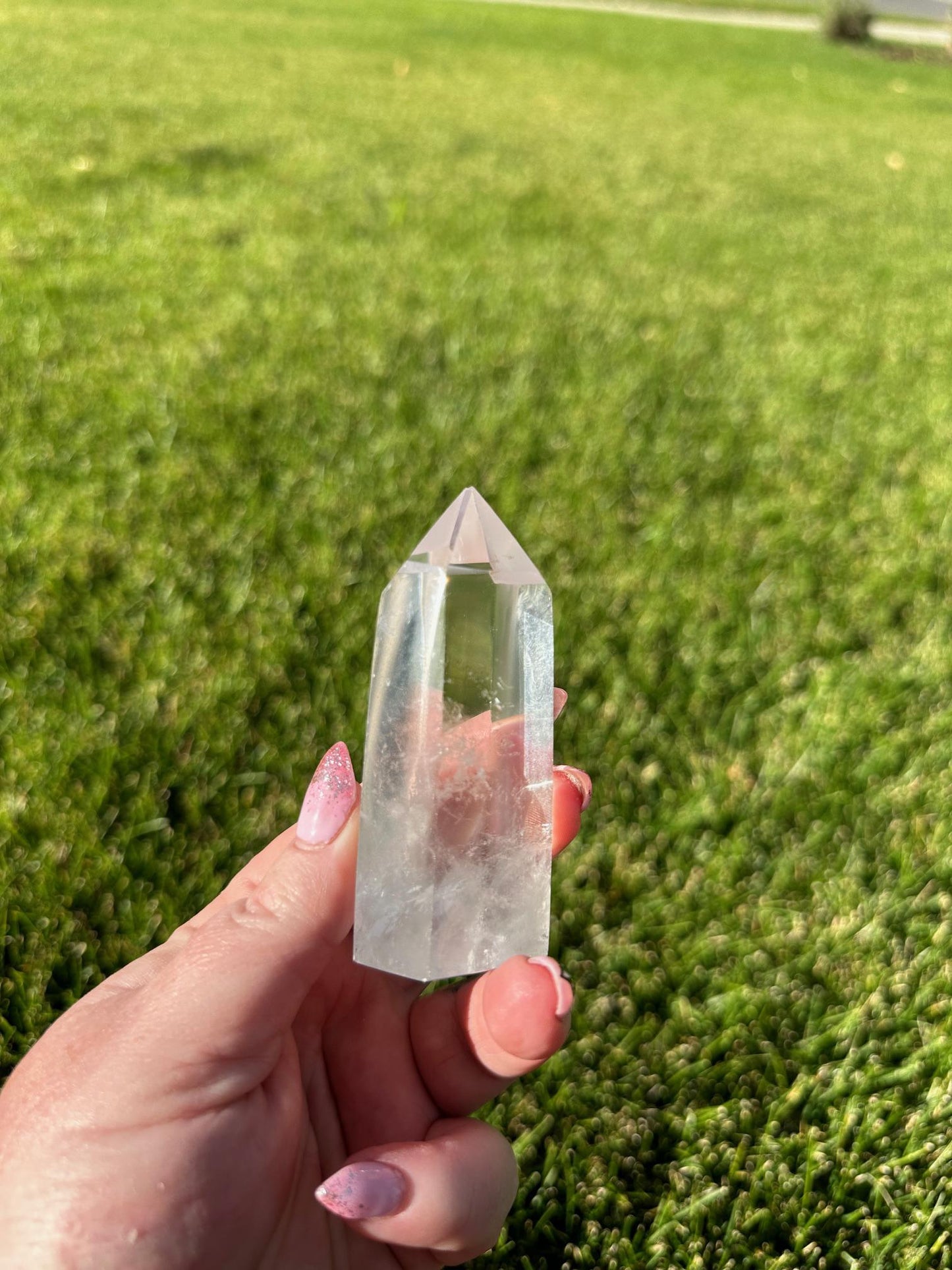 Beautiful 2.5" Clear Quartz Crystal - Amplifying Energy & Clarity