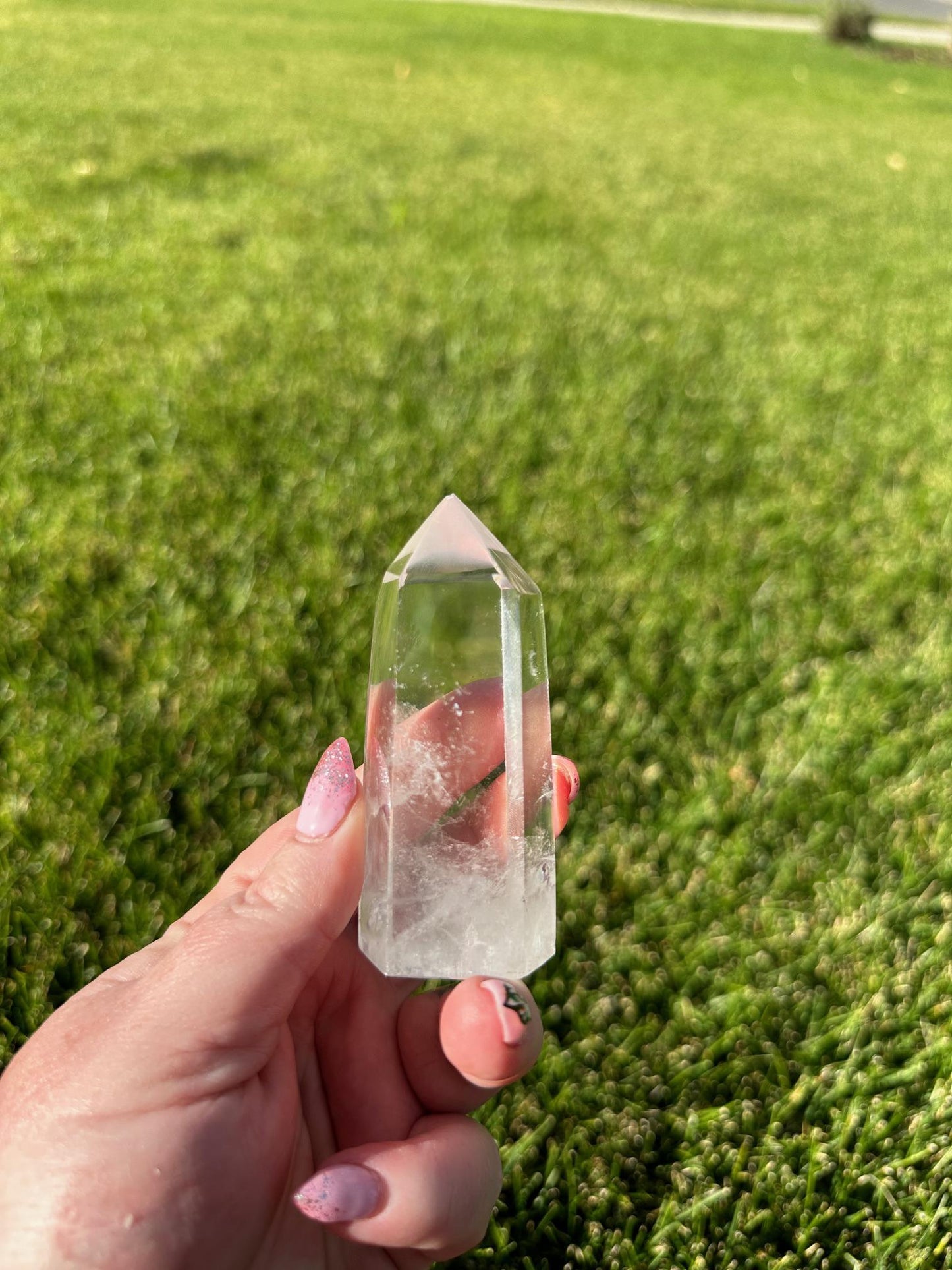 Beautiful 2.5" Clear Quartz Crystal - Amplifying Energy & Clarity