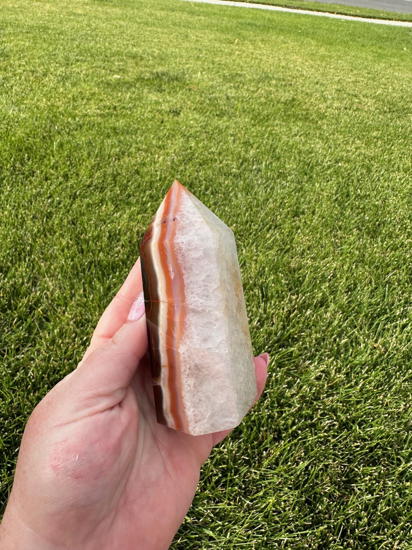 Stunning 4.5" Carnelian Tower - One Pound of Powerful Energy & Vibrance!