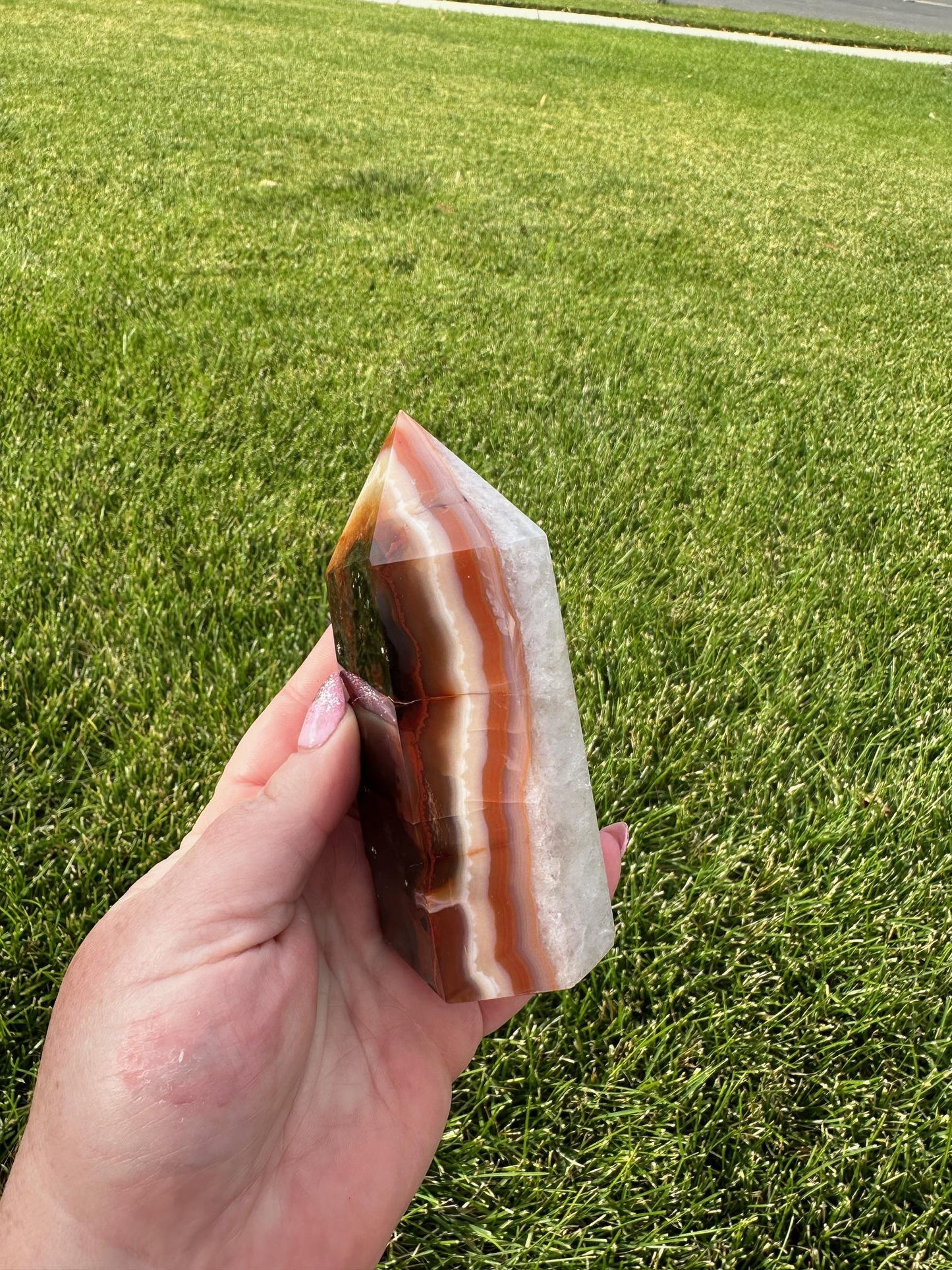 Stunning 4.5" Carnelian Tower - One Pound of Powerful Energy & Vibrance!