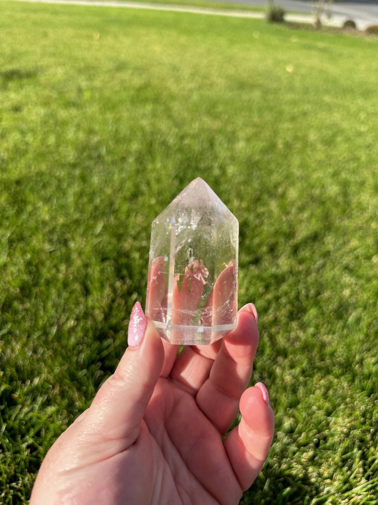 Super Clear Quartz Tower - 7oz, Just Over 2.5" Tall - Amplifying Energy & Clarity