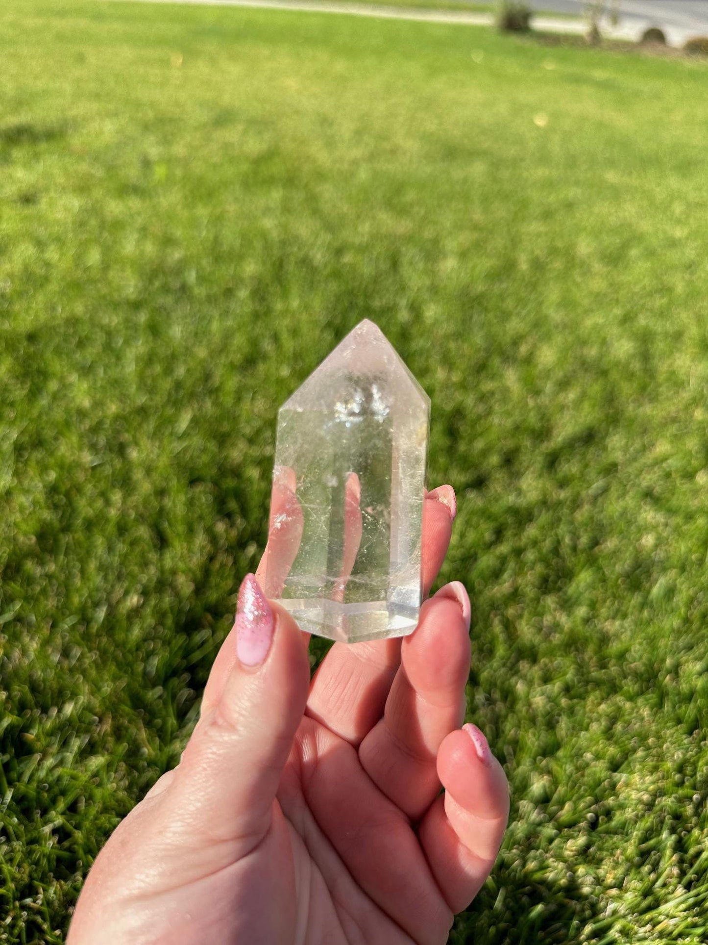 Super Clear Quartz Tower - 7oz, Just Over 2.5" Tall - Amplifying Energy & Clarity