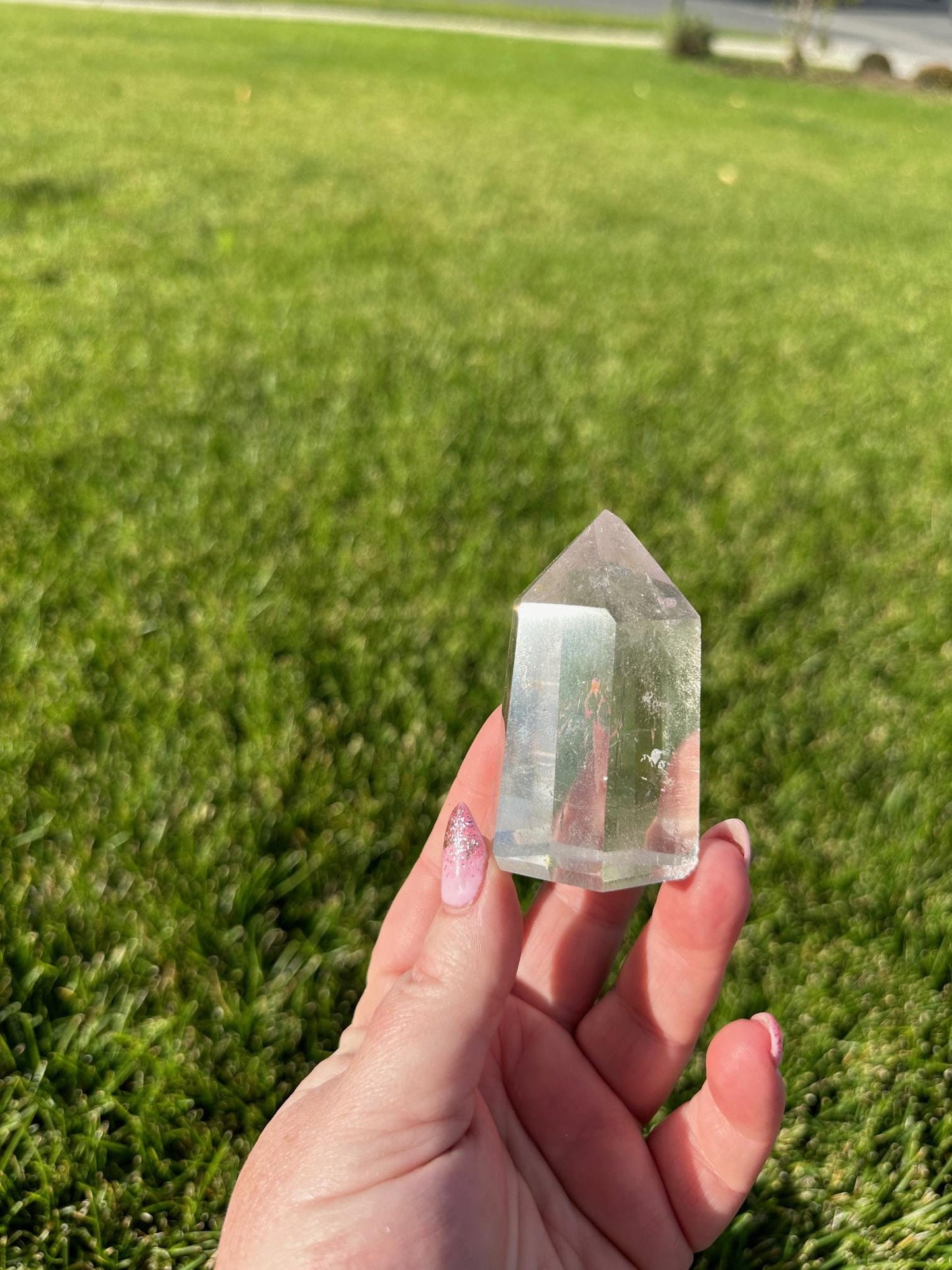 Super Clear Quartz Tower - 7oz, Just Over 2.5" Tall - Amplifying Energy & Clarity