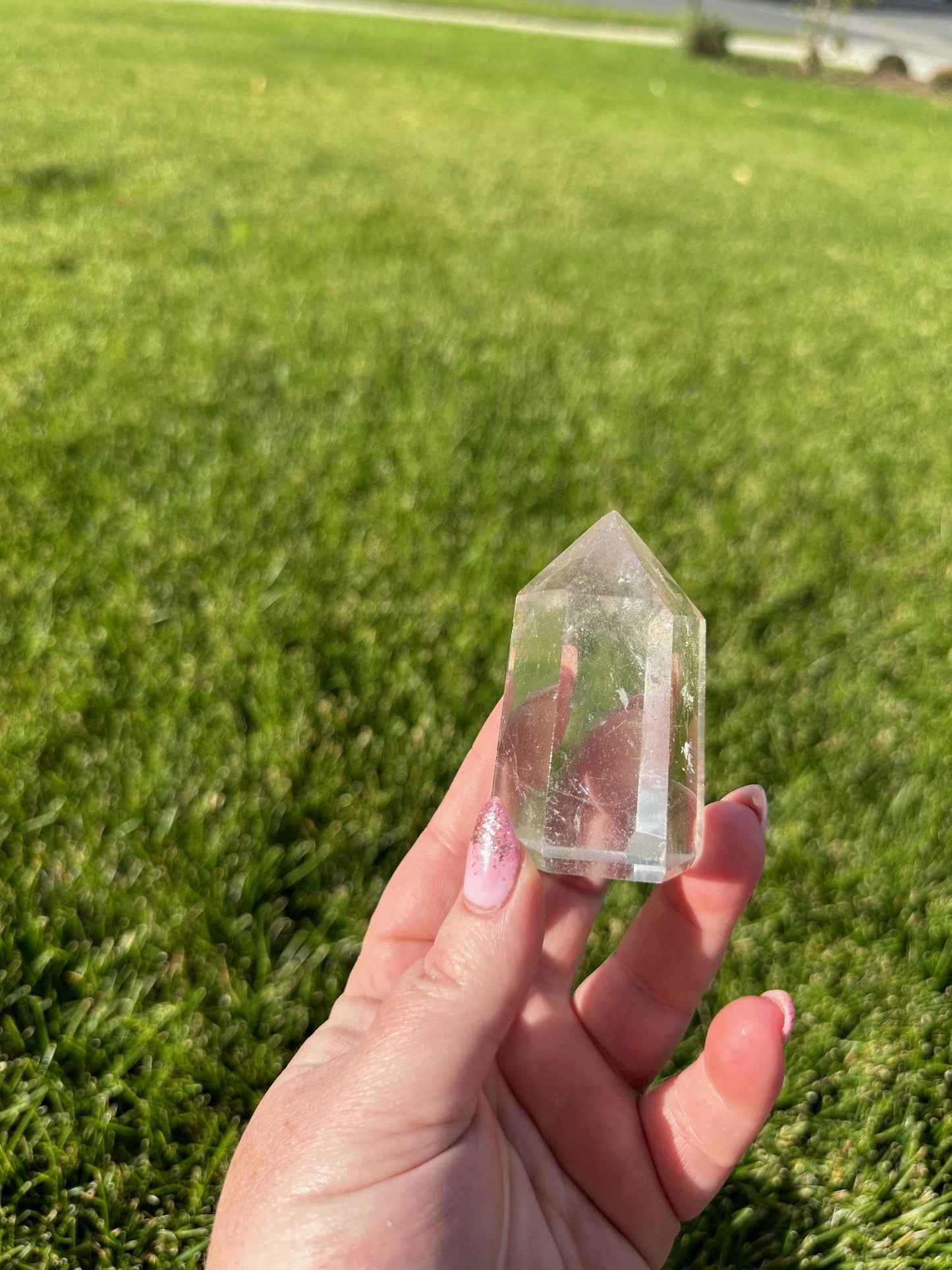 Super Clear Quartz Tower - 7oz, Just Over 2.5" Tall - Amplifying Energy & Clarity