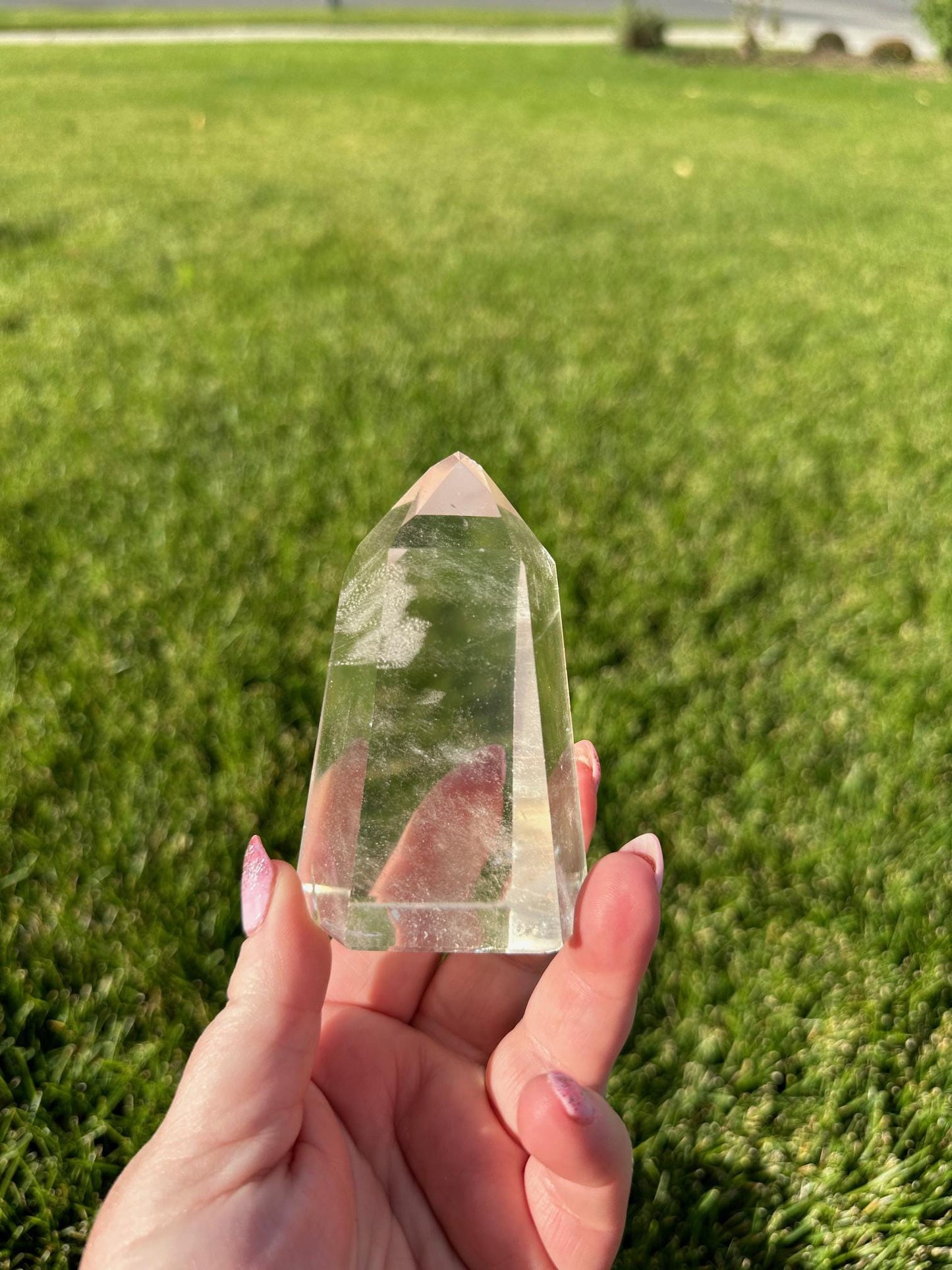 Stunning 3.5" Clear Quartz Tower - 10oz of Amplifying Energy & Pure Clarity