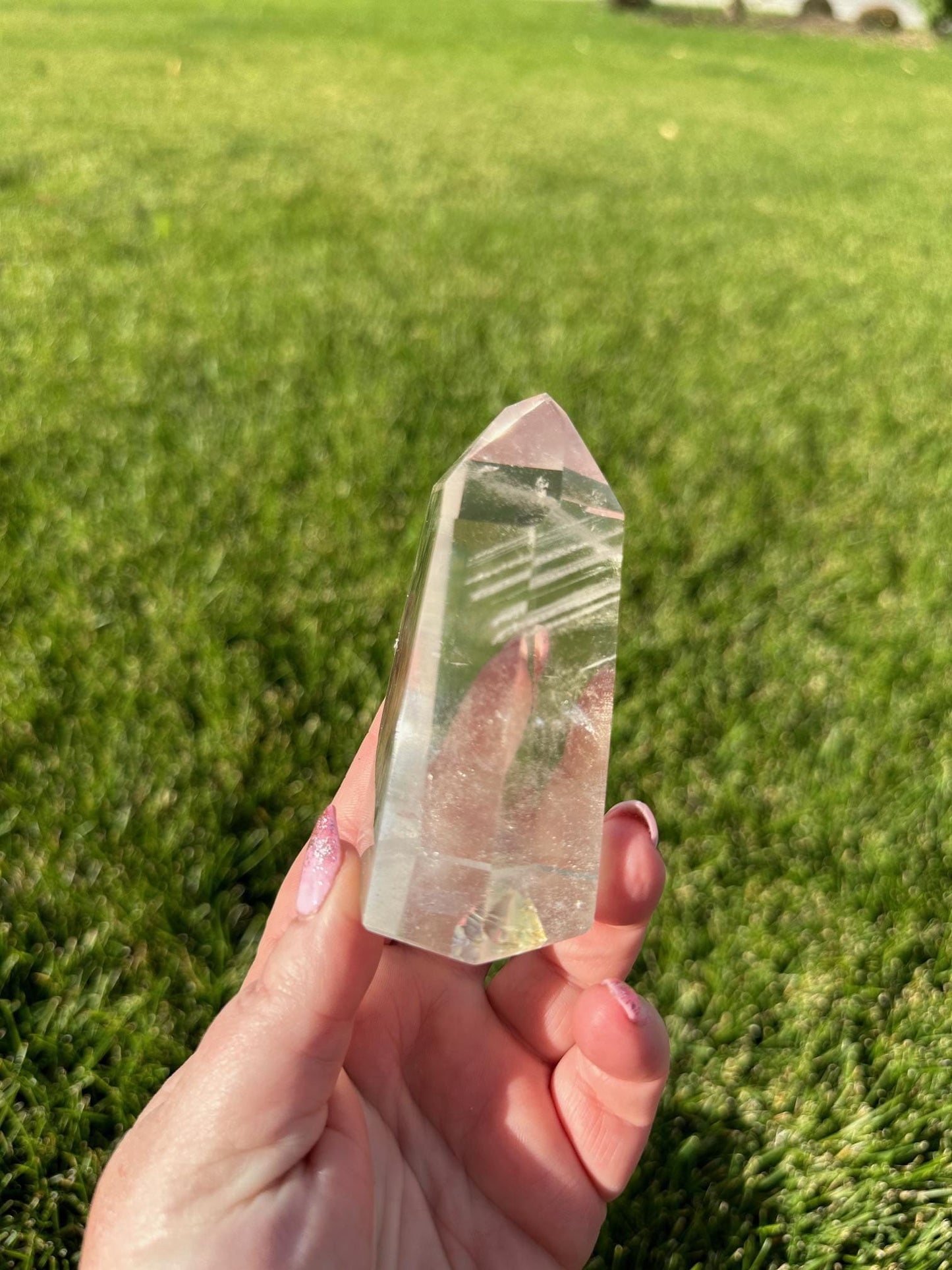 Stunning 3.5" Clear Quartz Tower - 10oz of Amplifying Energy & Pure Clarity