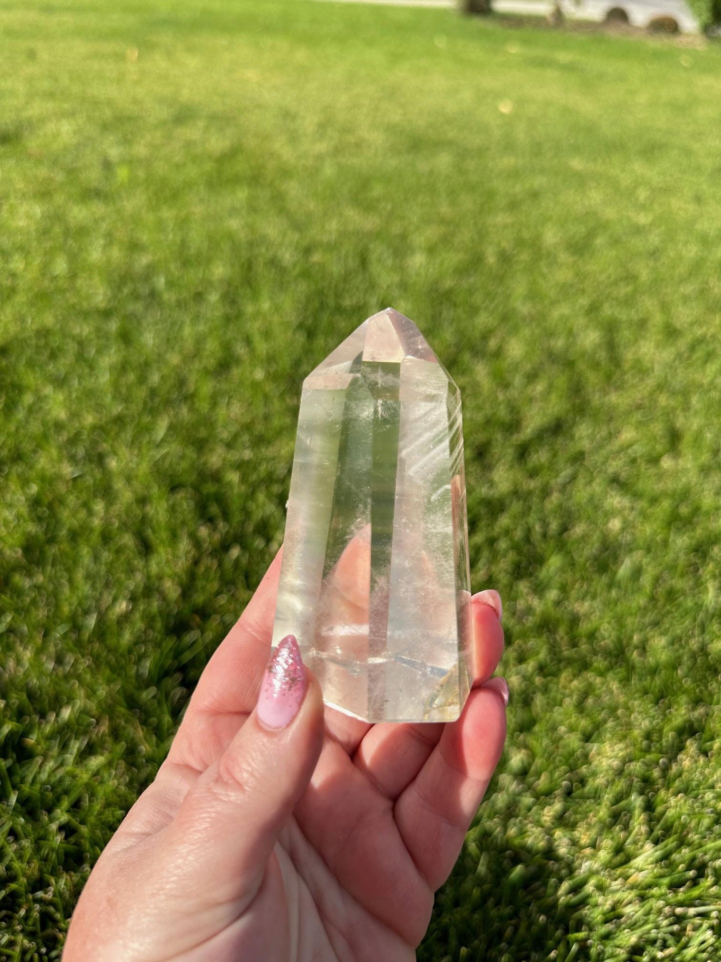 Stunning 3.5" Clear Quartz Tower - 10oz of Amplifying Energy & Pure Clarity